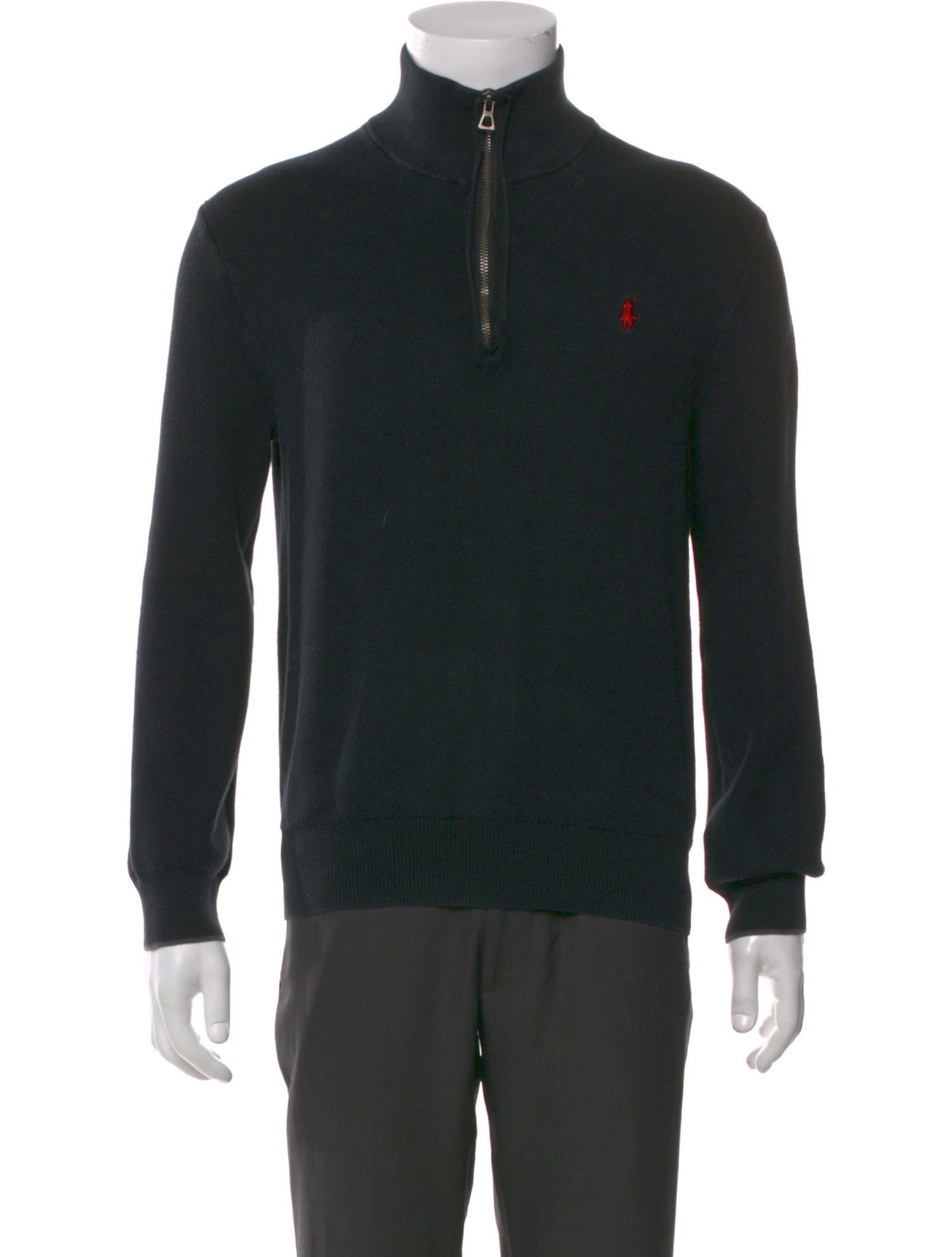 Polo Ralph Lauren Mock Neck Long Sleeve Polo Sweater