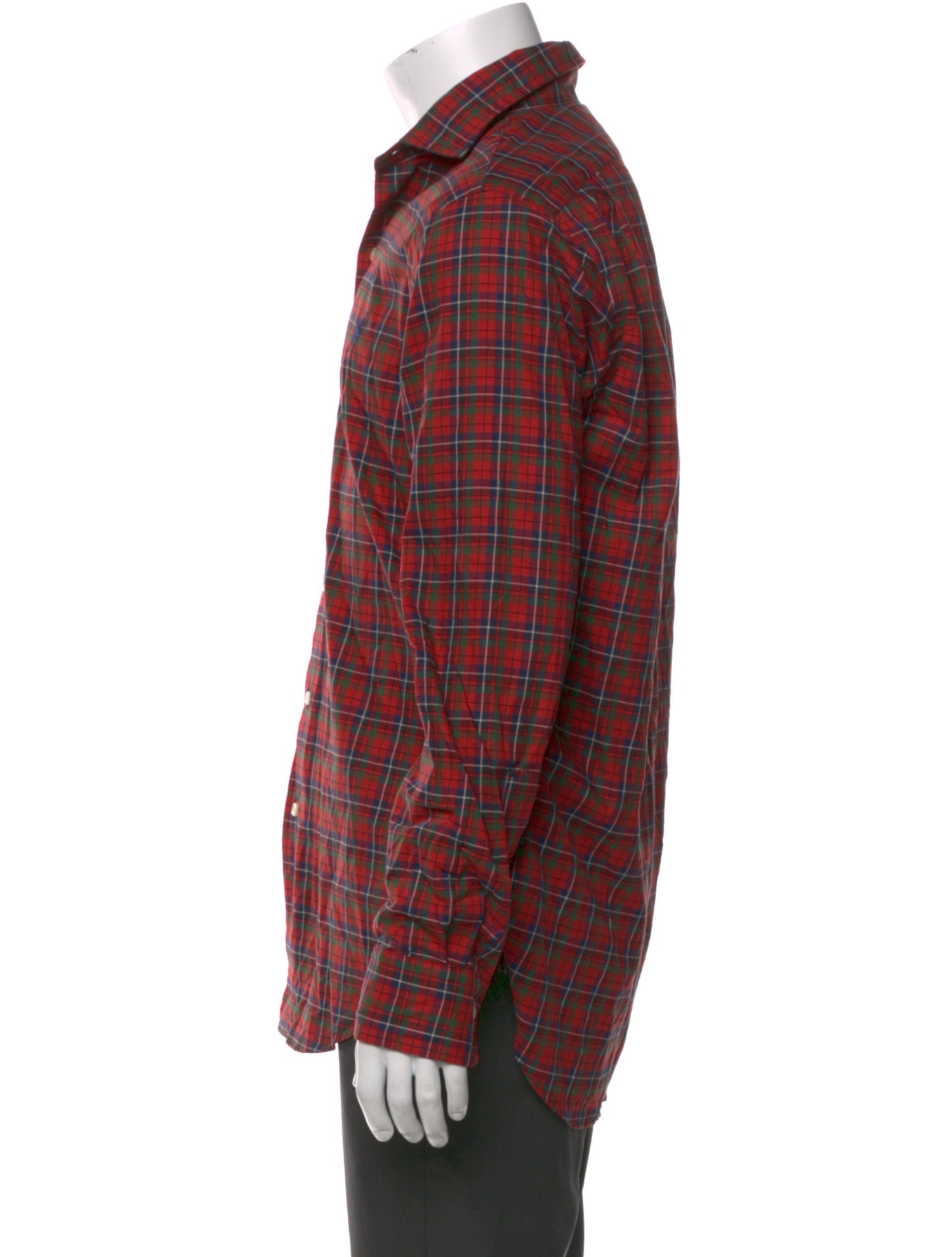 Polo Ralph Lauren Plaid Print Long Sleeve Shirt