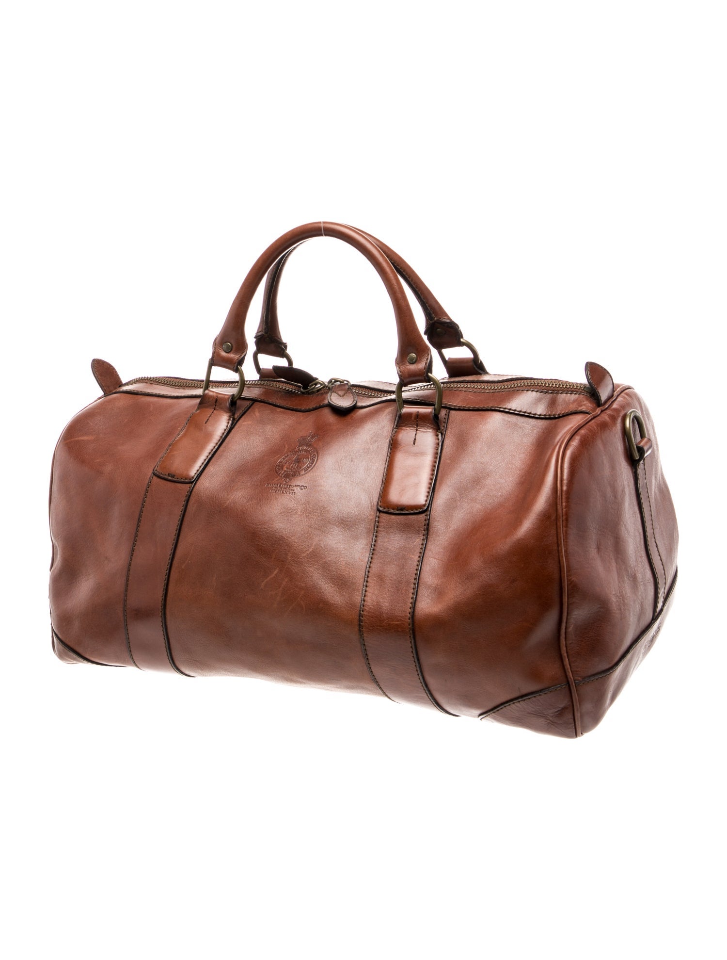 Polo Ralph Lauren Leather Weekender Bag