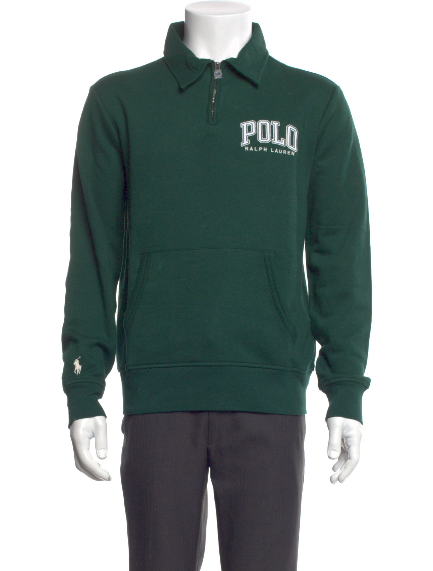 Polo Ralph Lauren Graphic Print Collar Polo Sweater