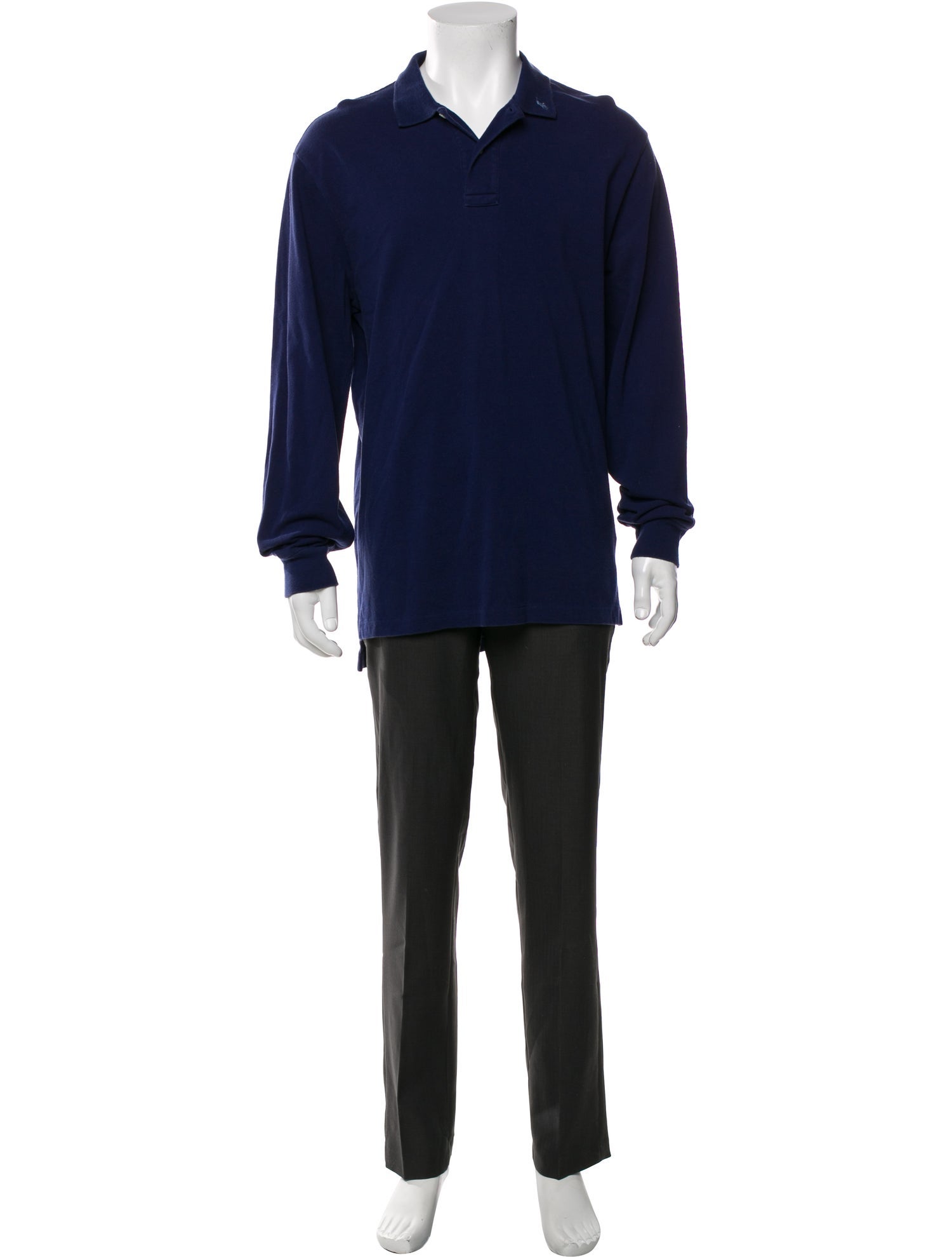 Polo Ralph Lauren V-Neck Long Sleeve Polo Shirt