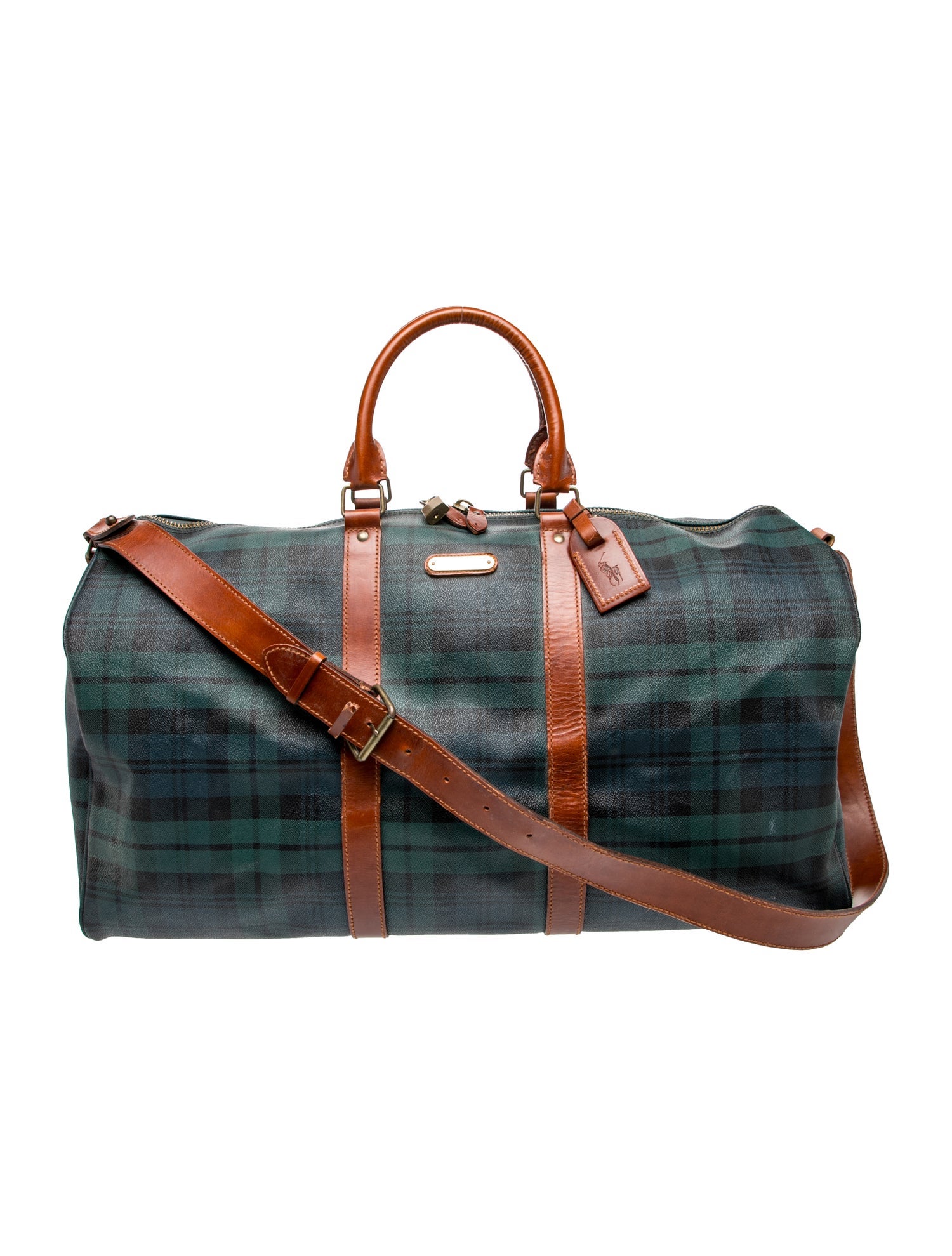 Polo Ralph Lauren Leather Weekender Bag