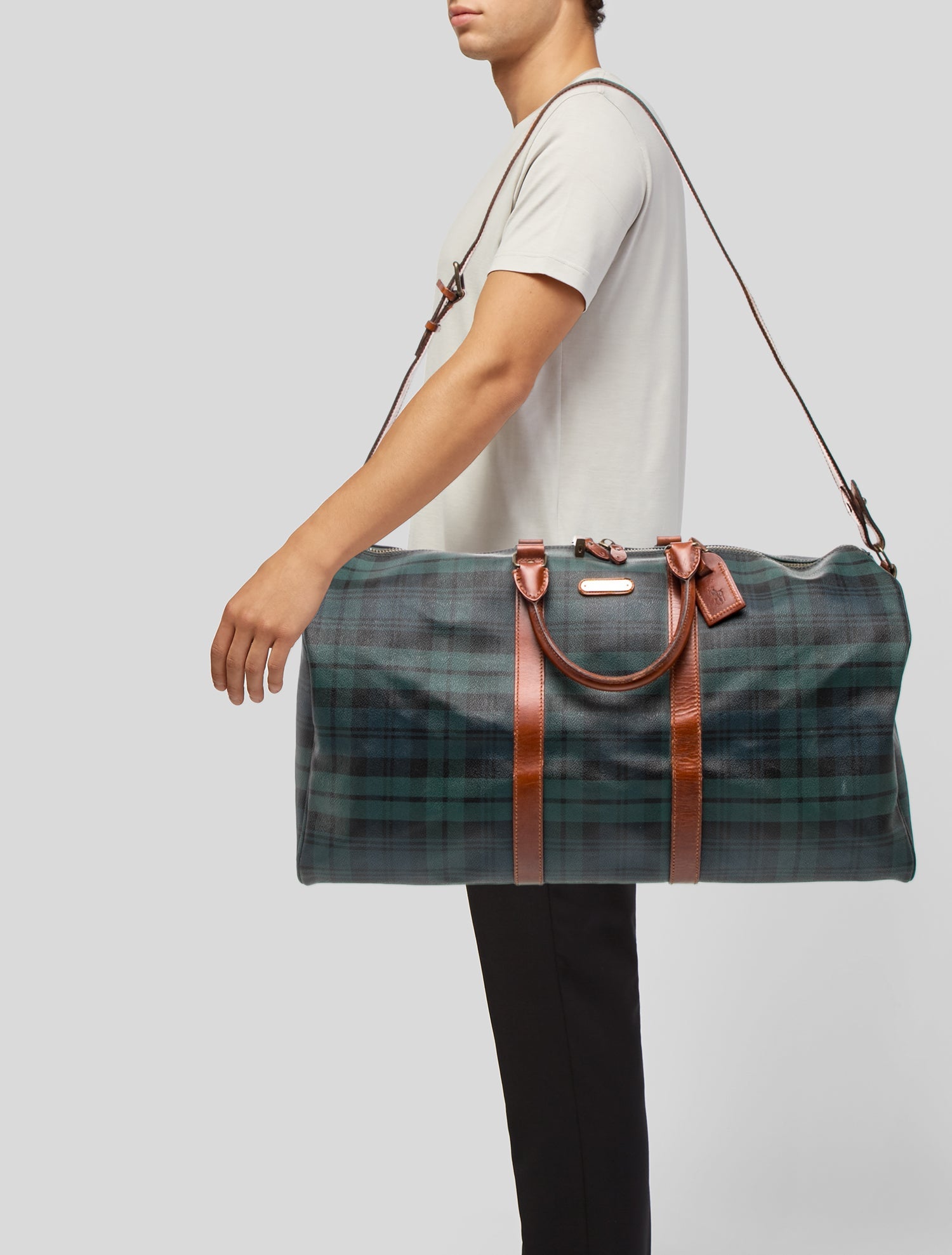 Polo Ralph Lauren Leather Weekender Bag