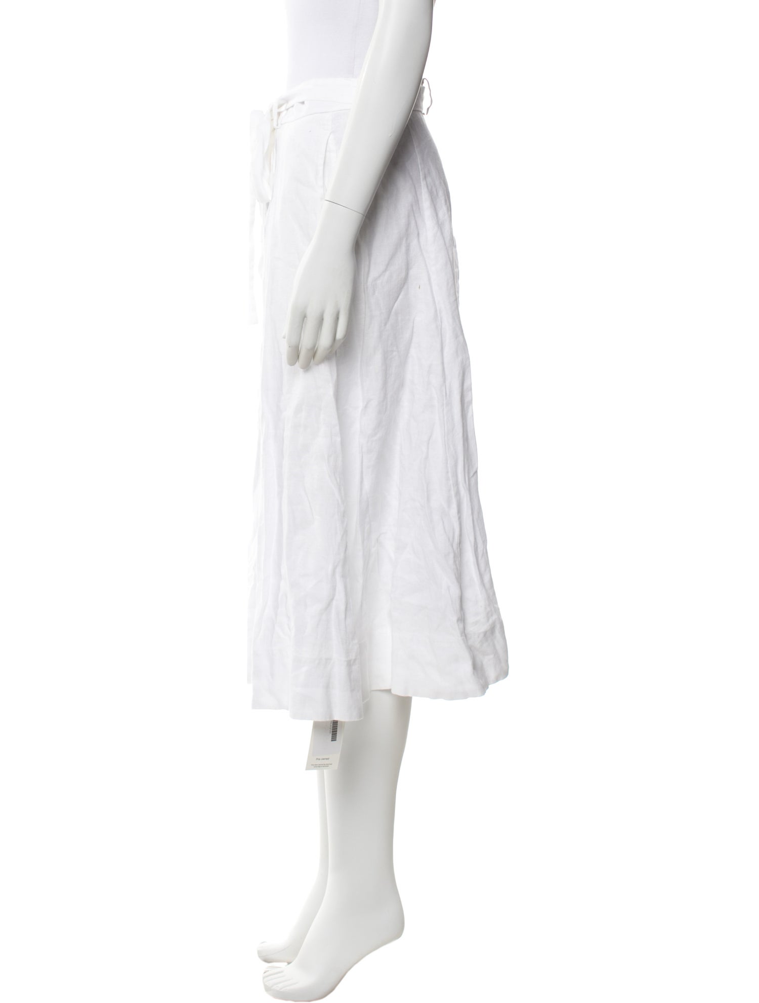 Polo Ralph Lauren Linen Midi Length Skirt