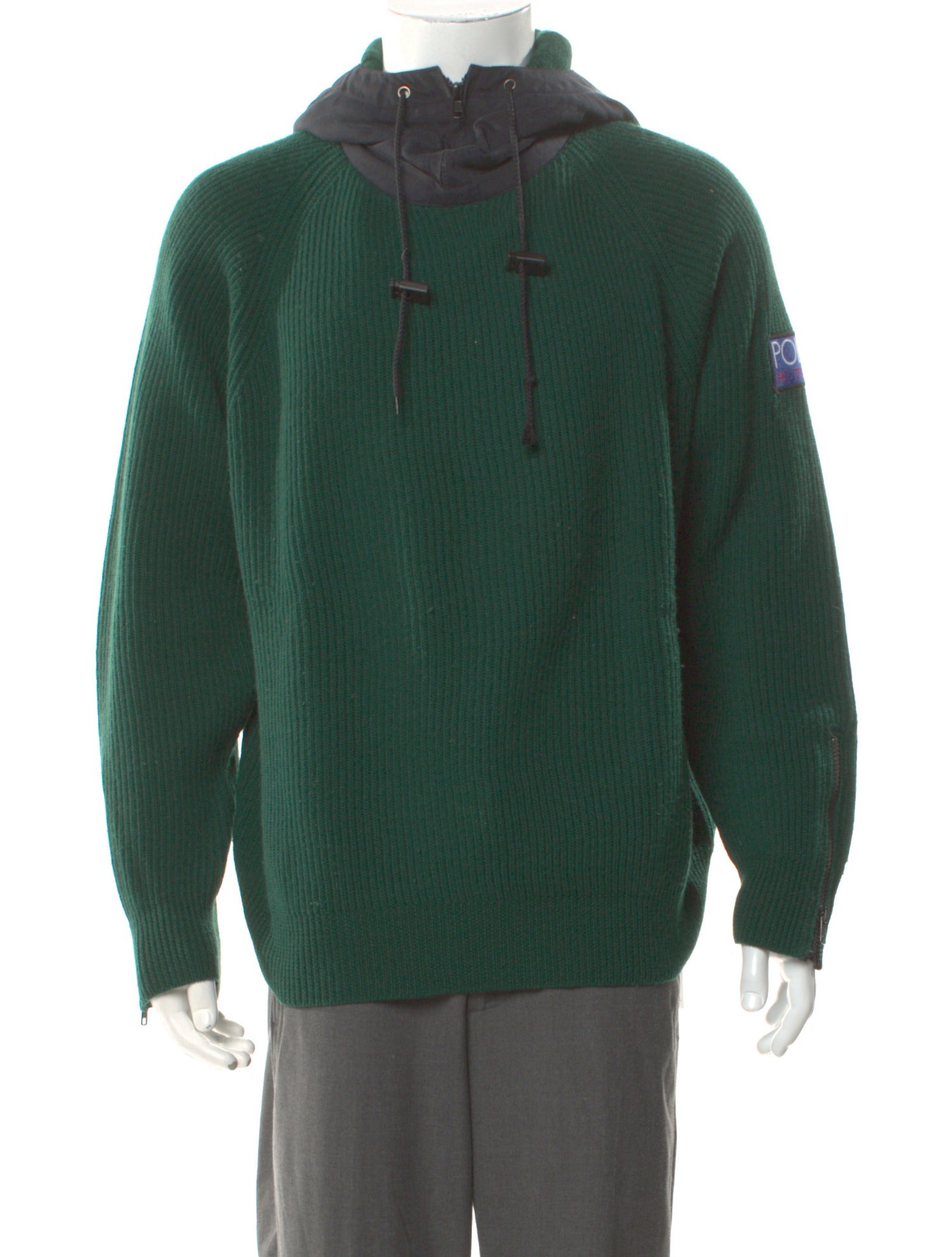 Polo Ralph Lauren Wool Mock Neck Polo Sweater