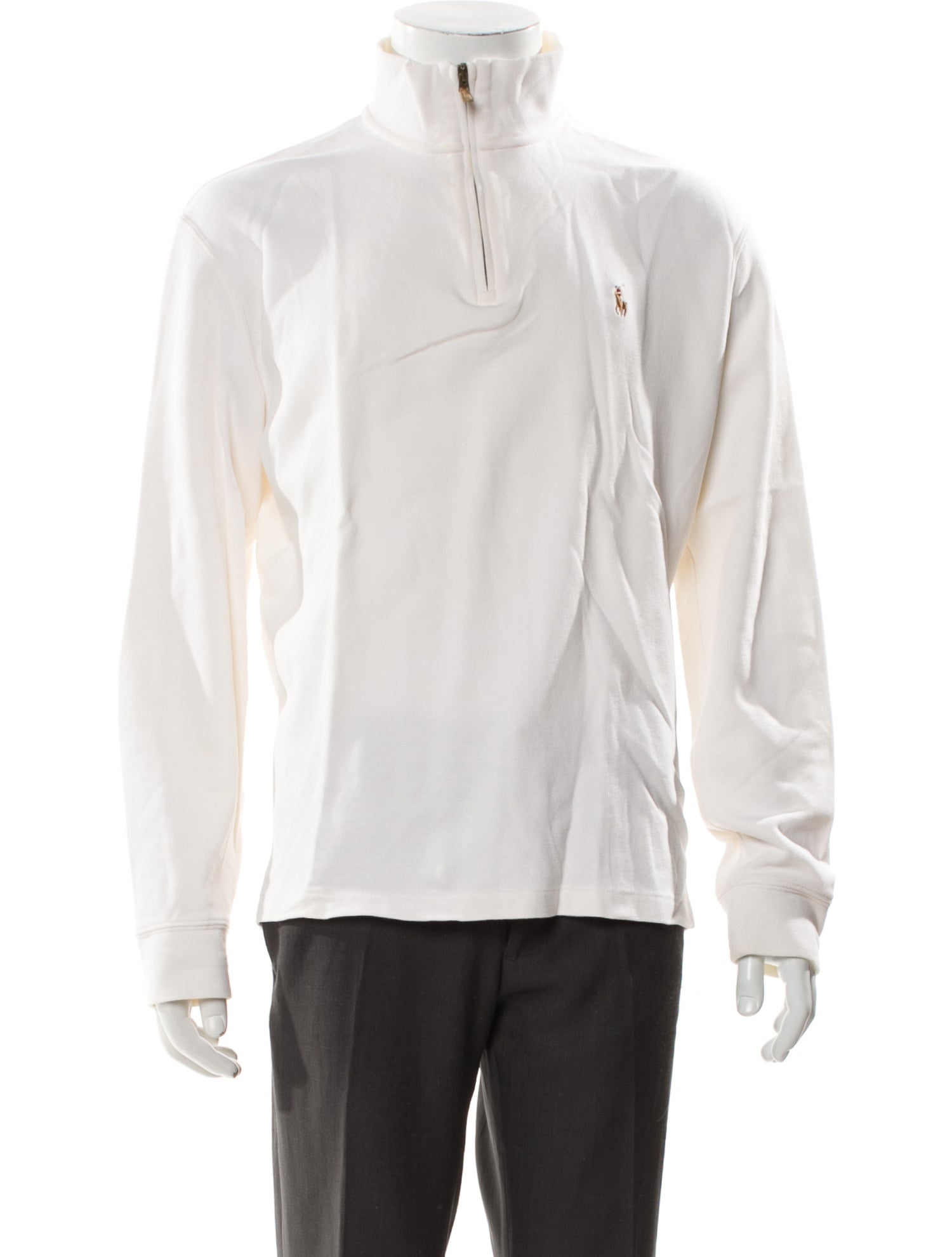 Polo Ralph Lauren Mock Neck Long Sleeve Polo Sweater