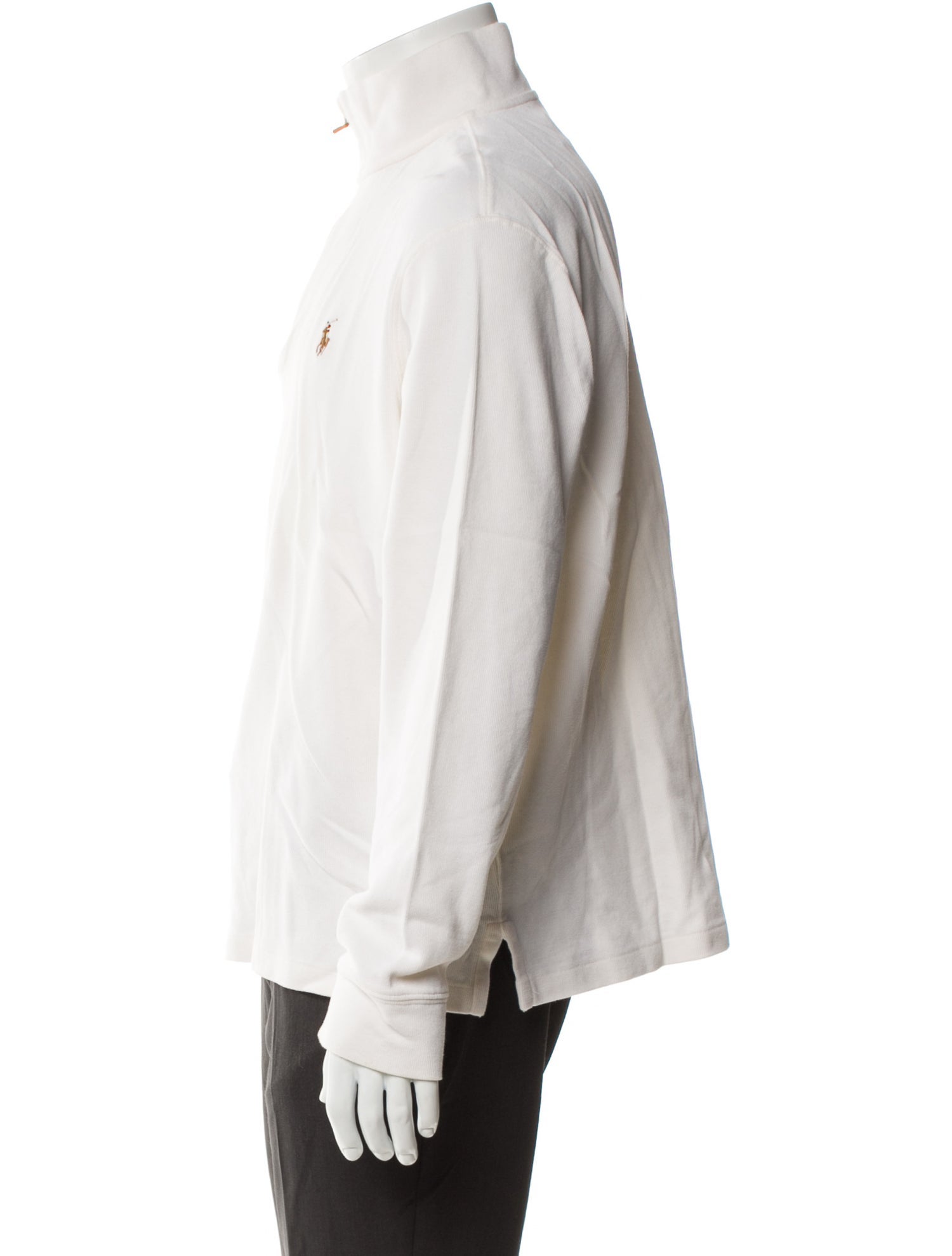 Polo Ralph Lauren Mock Neck Long Sleeve Polo Sweater