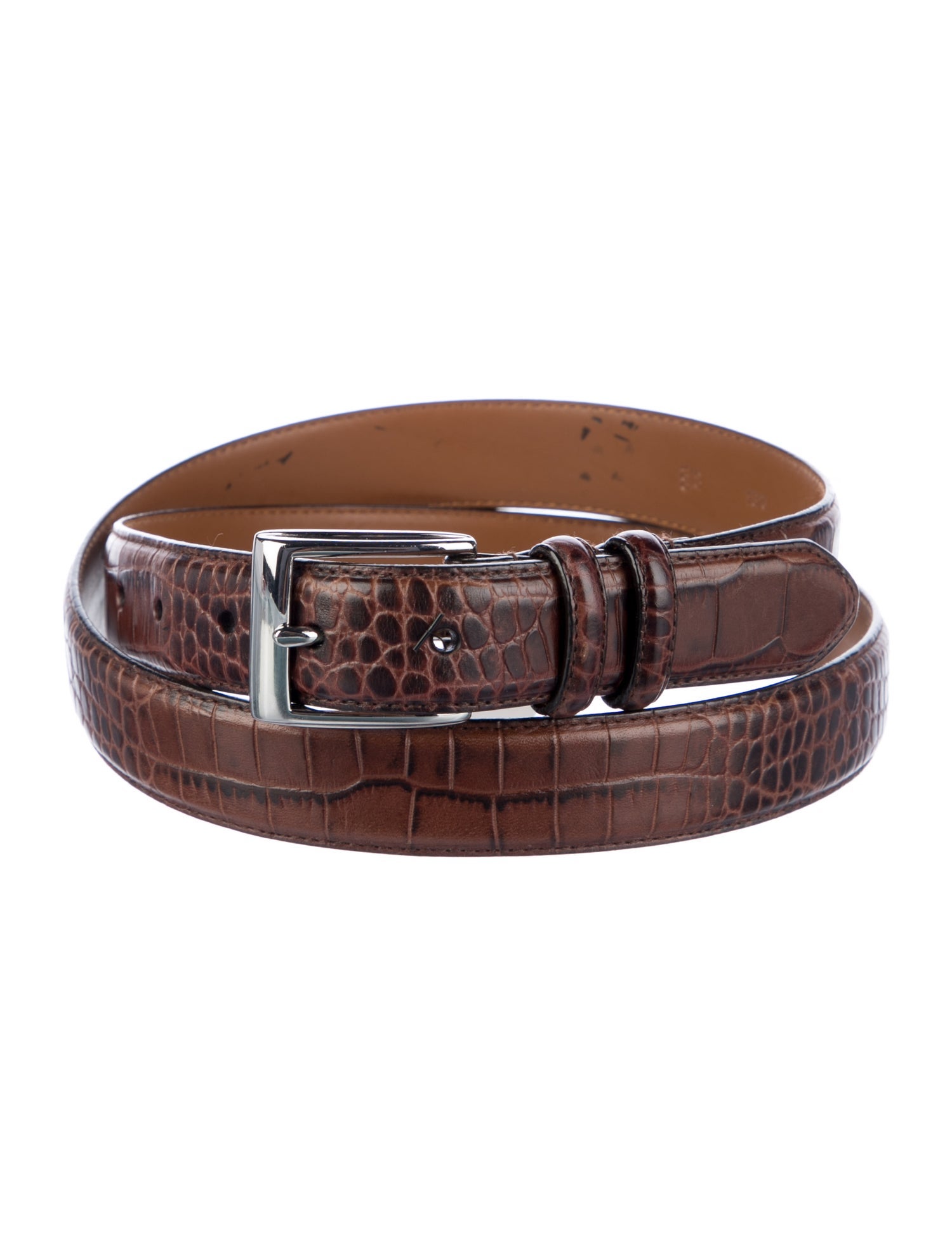 Polo Ralph Lauren Embossed Leather Waist Belt