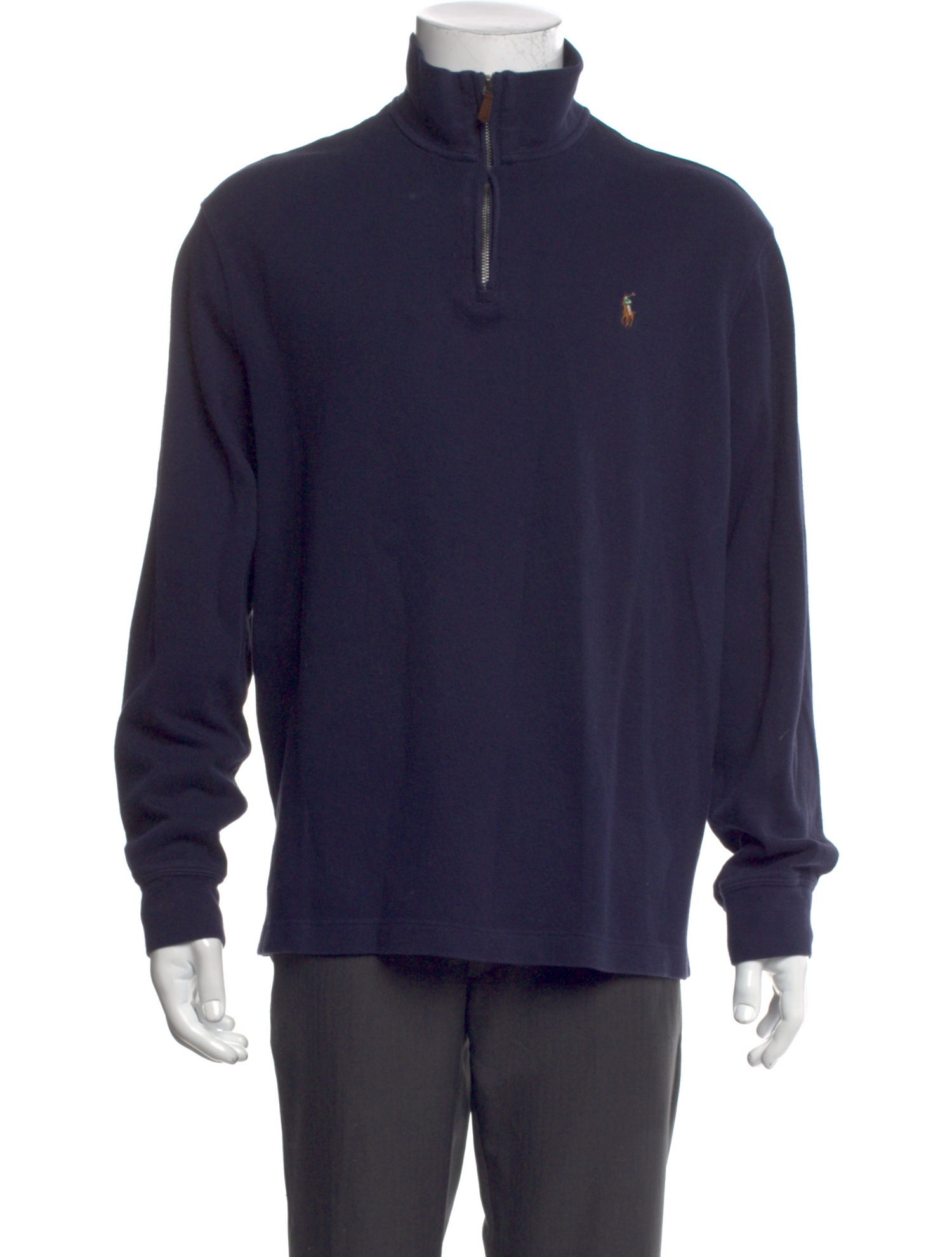 Polo Ralph Lauren Mock Neck Long Sleeve Polo Sweater