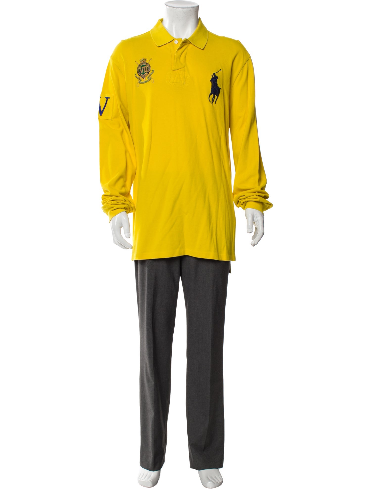 Polo Ralph Lauren Graphic Print Collar Polo Shirt