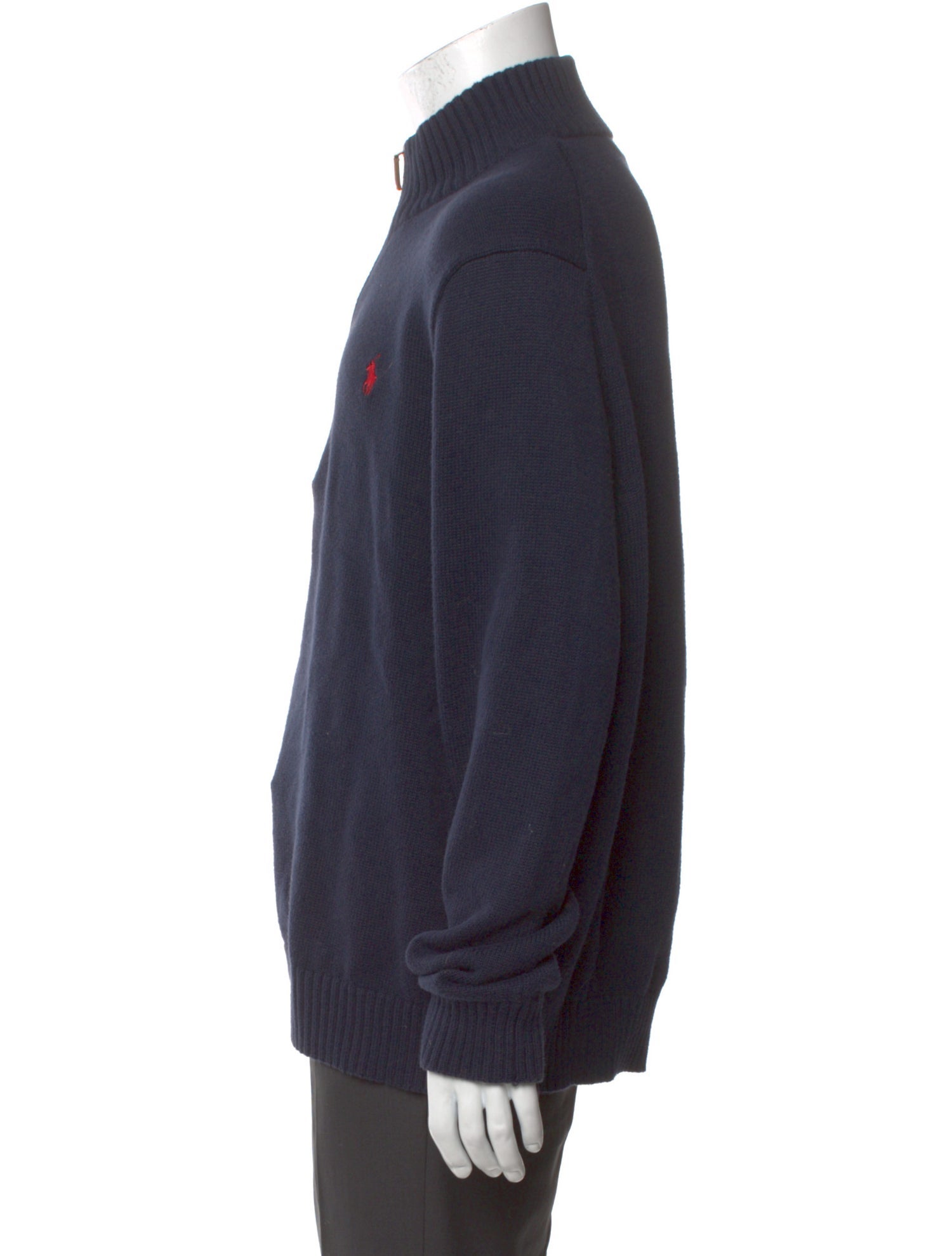 Polo Ralph Lauren Mock Neck Long Sleeve Polo Sweater
