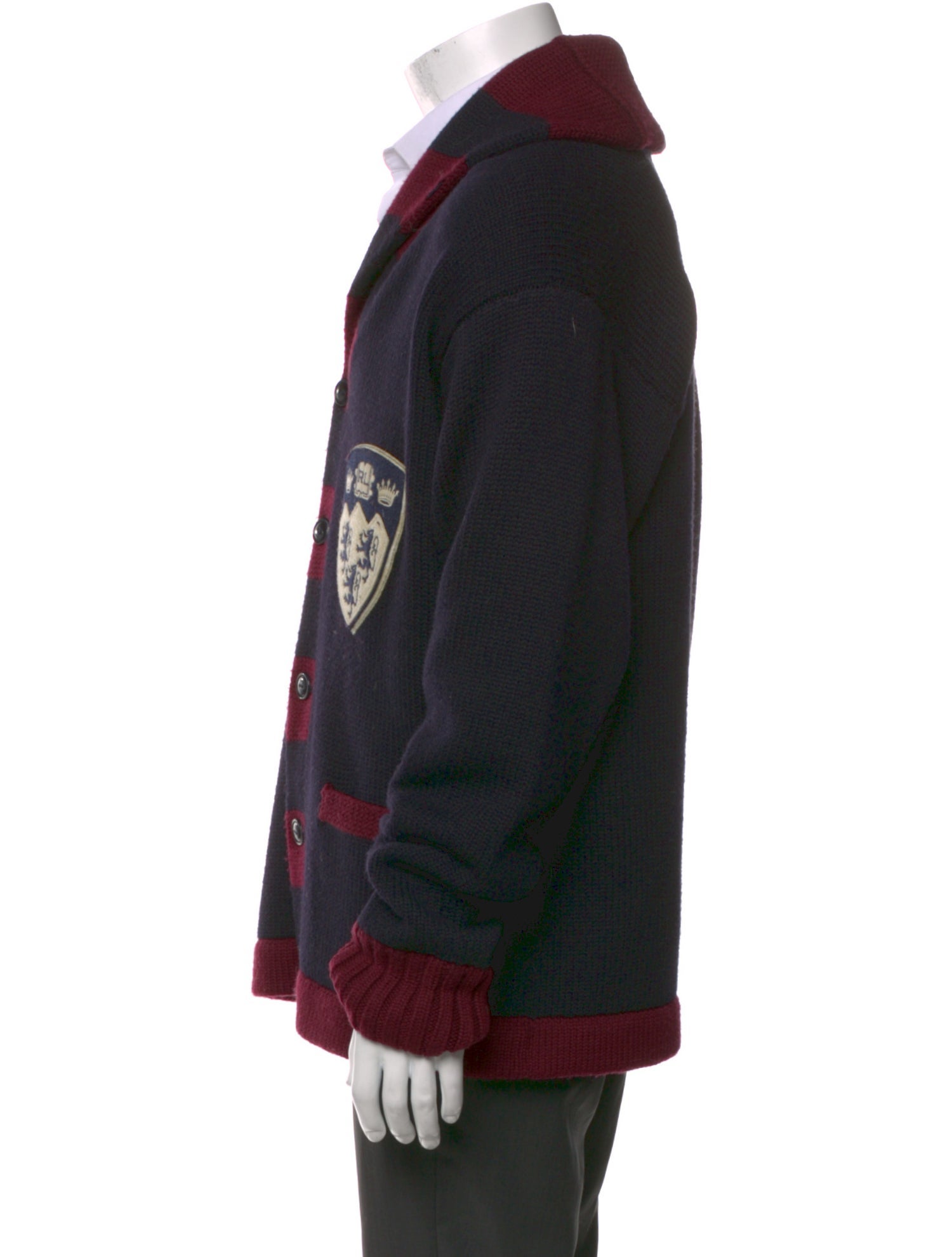 Polo Ralph Lauren Merino Wool Printed Cardigan