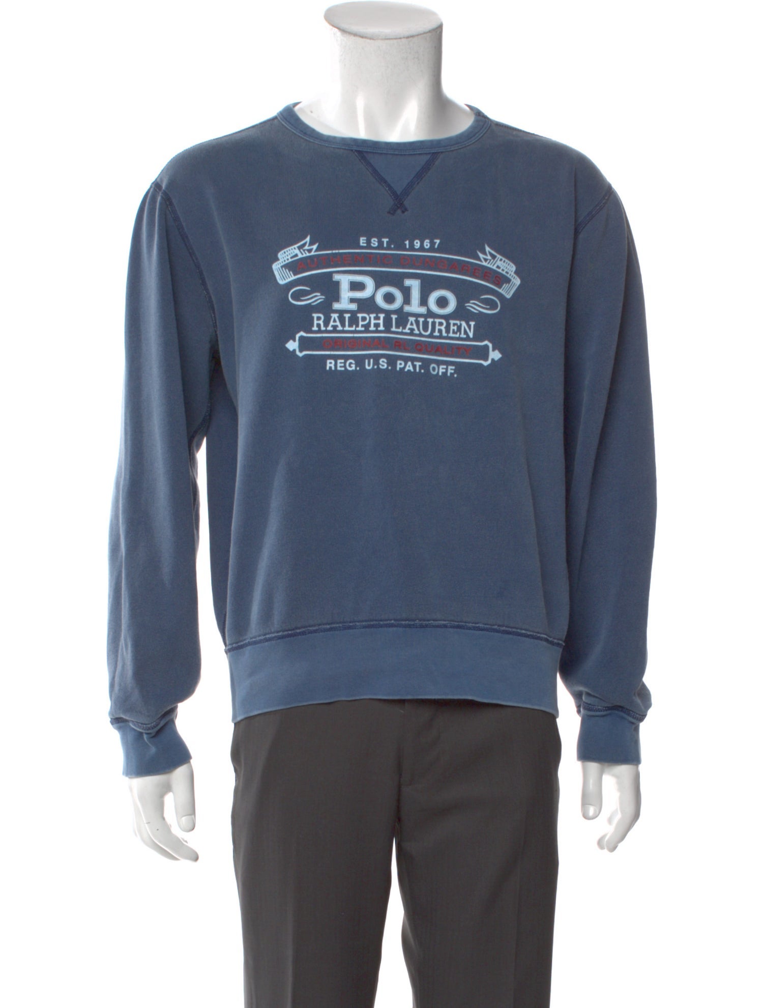 Polo Ralph Lauren Graphic Print Crew Neck Pullover