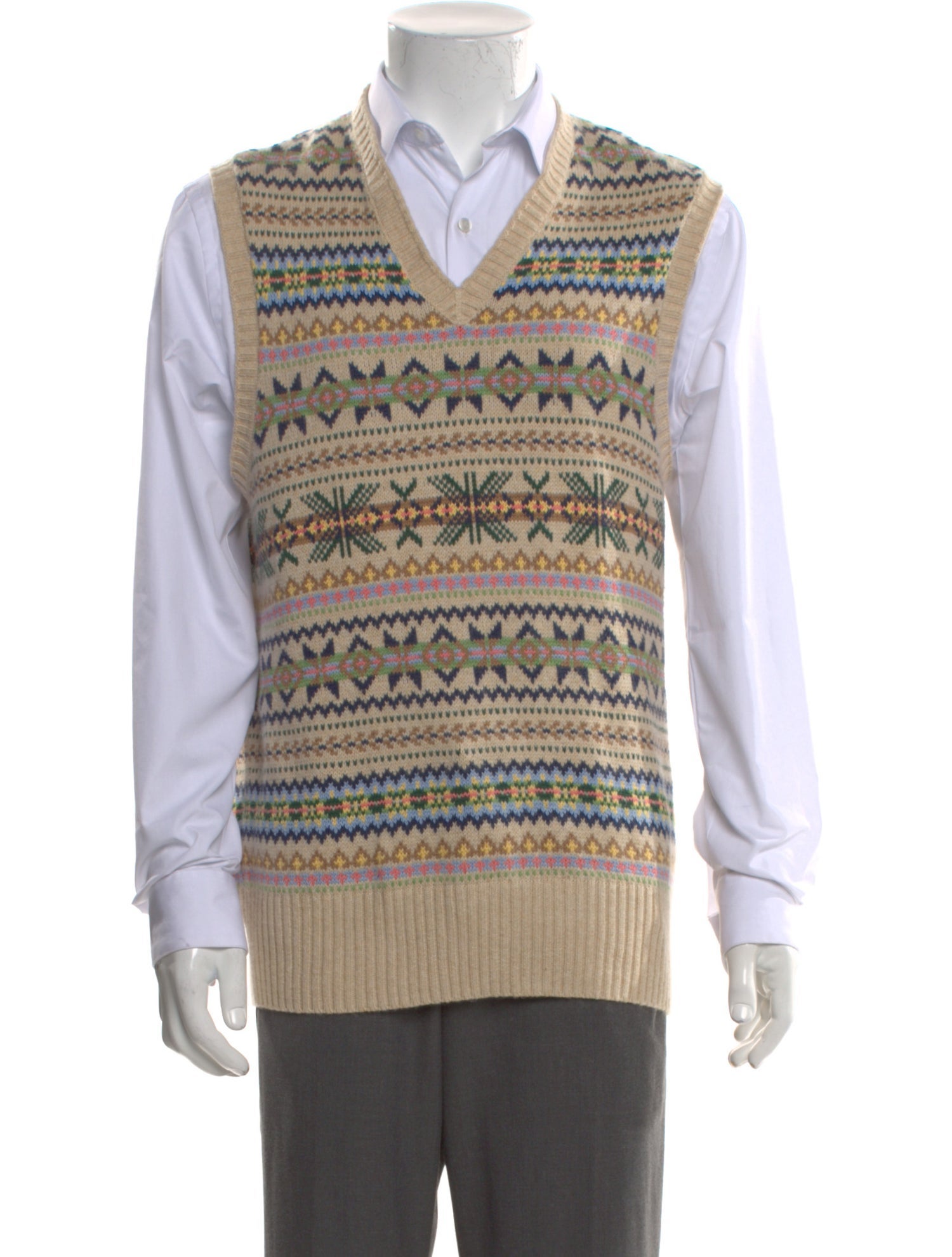 Polo Ralph Lauren Striped V-Neck Sweater Vest