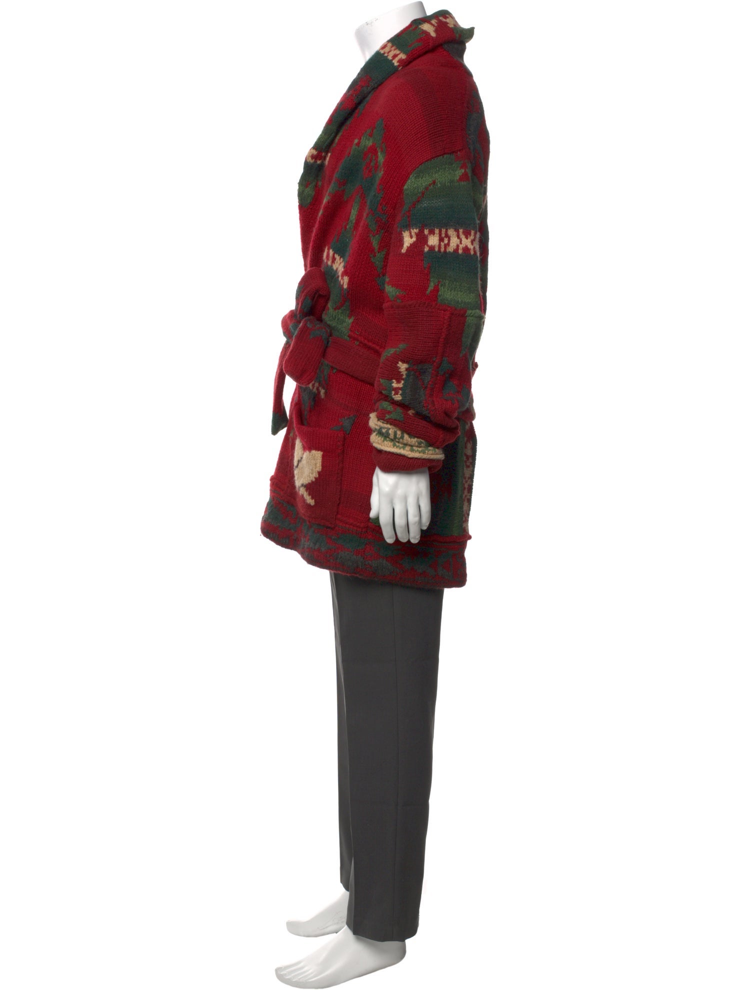 Polo Ralph Lauren Printed V-Neck Cardigan