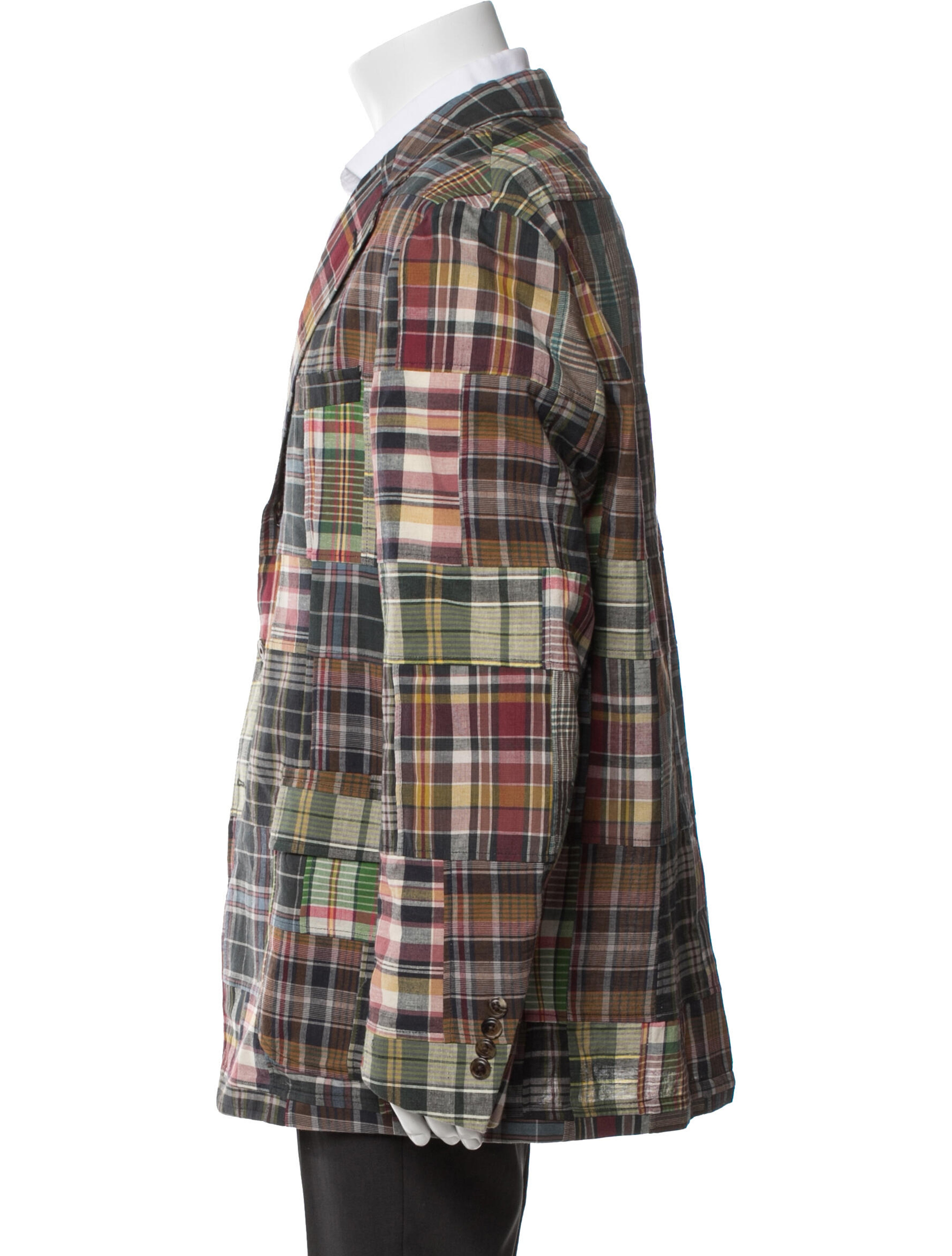 Plaid Print Blazer
