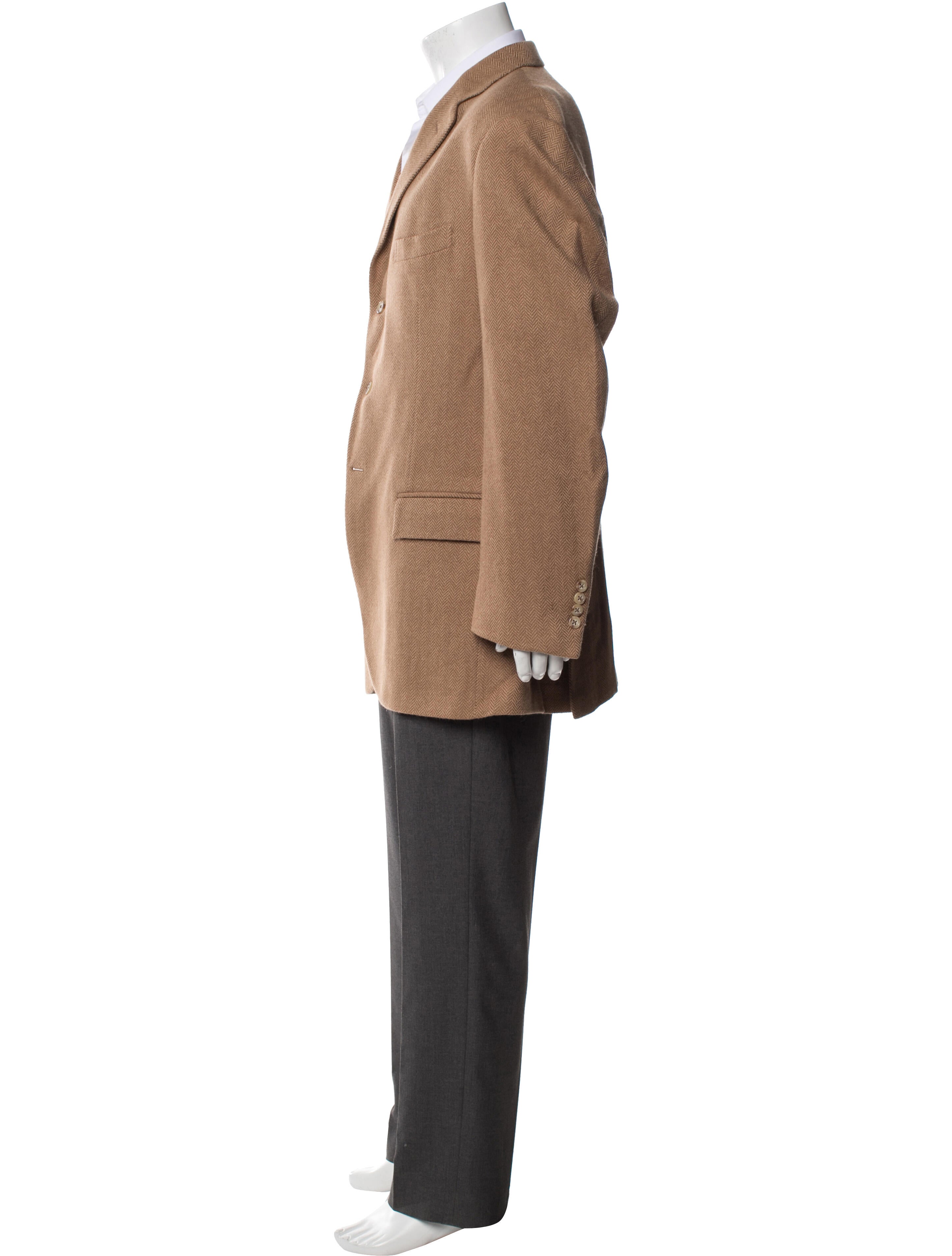 Polo Ralph Lauren Camel Leather Blazer