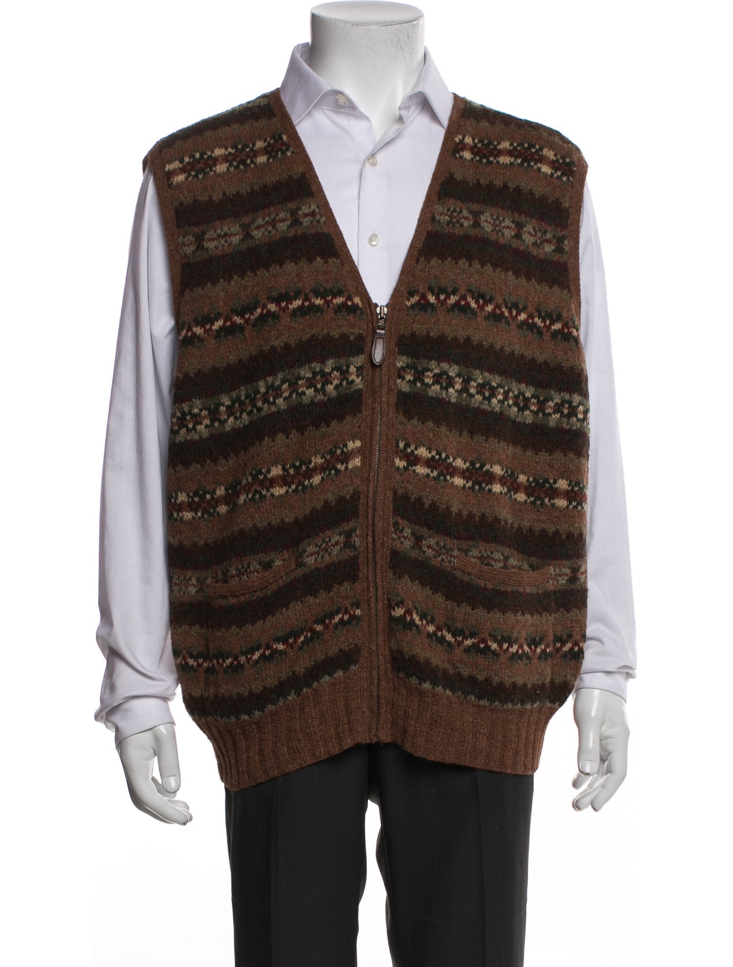 Polo Ralph Lauren Wool Striped Sweater Vest