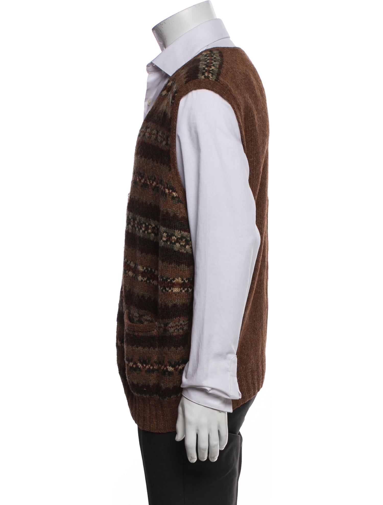 Polo Ralph Lauren Wool Striped Sweater Vest