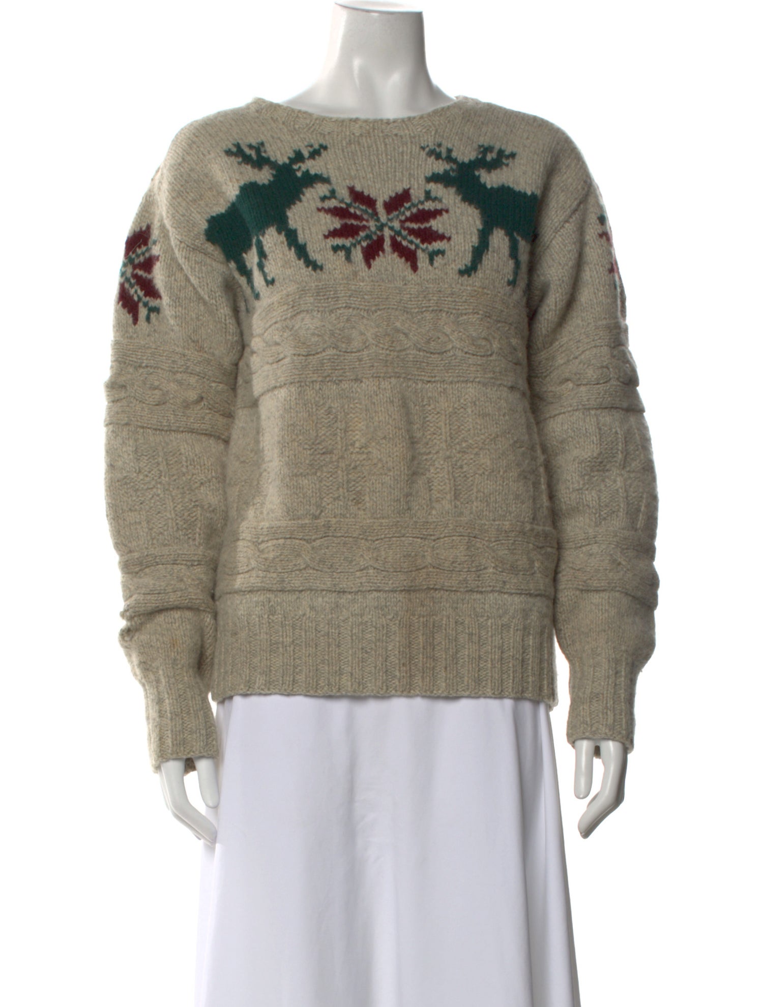 Polo Ralph Lauren Wool Printed Sweater