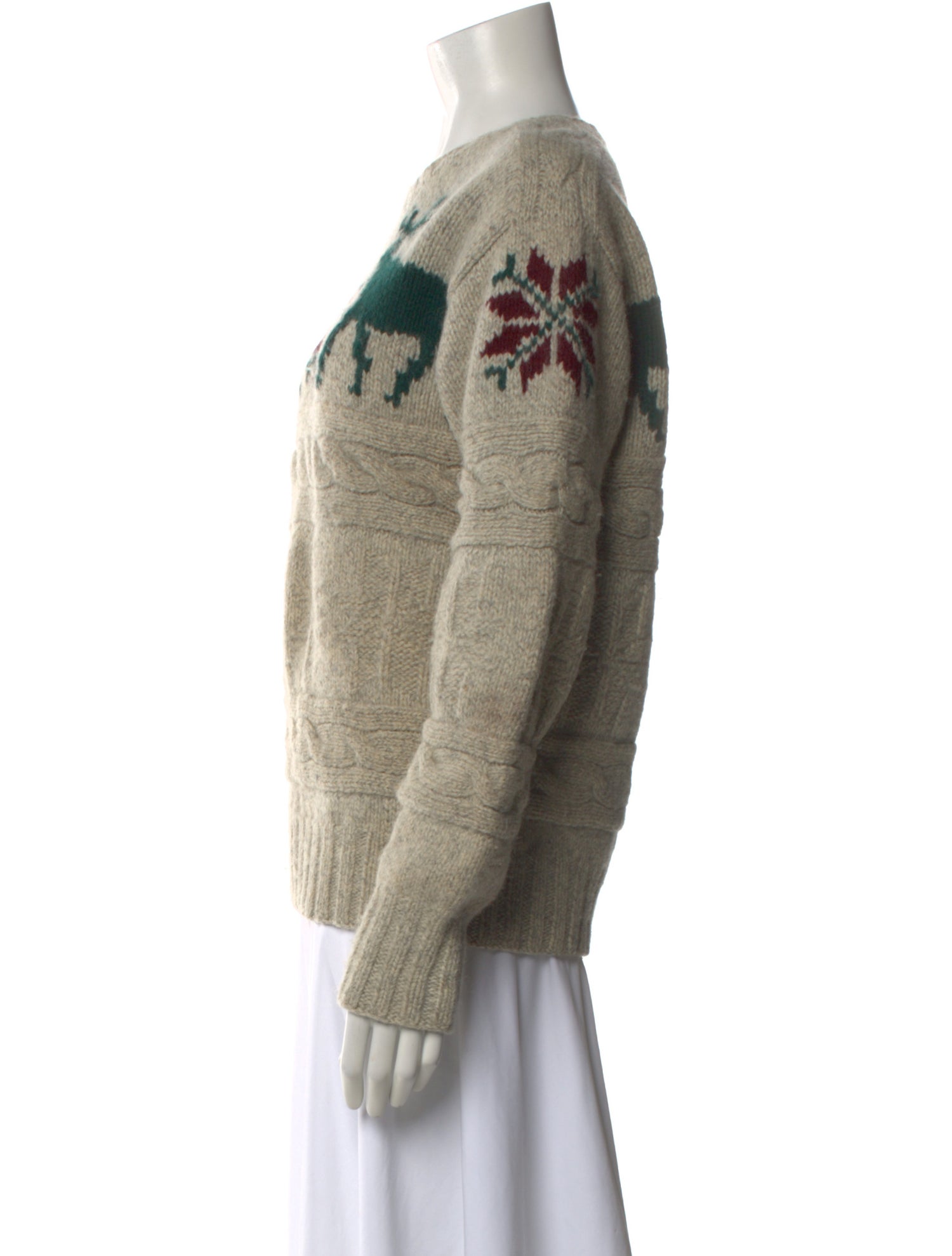Polo Ralph Lauren Wool Printed Sweater