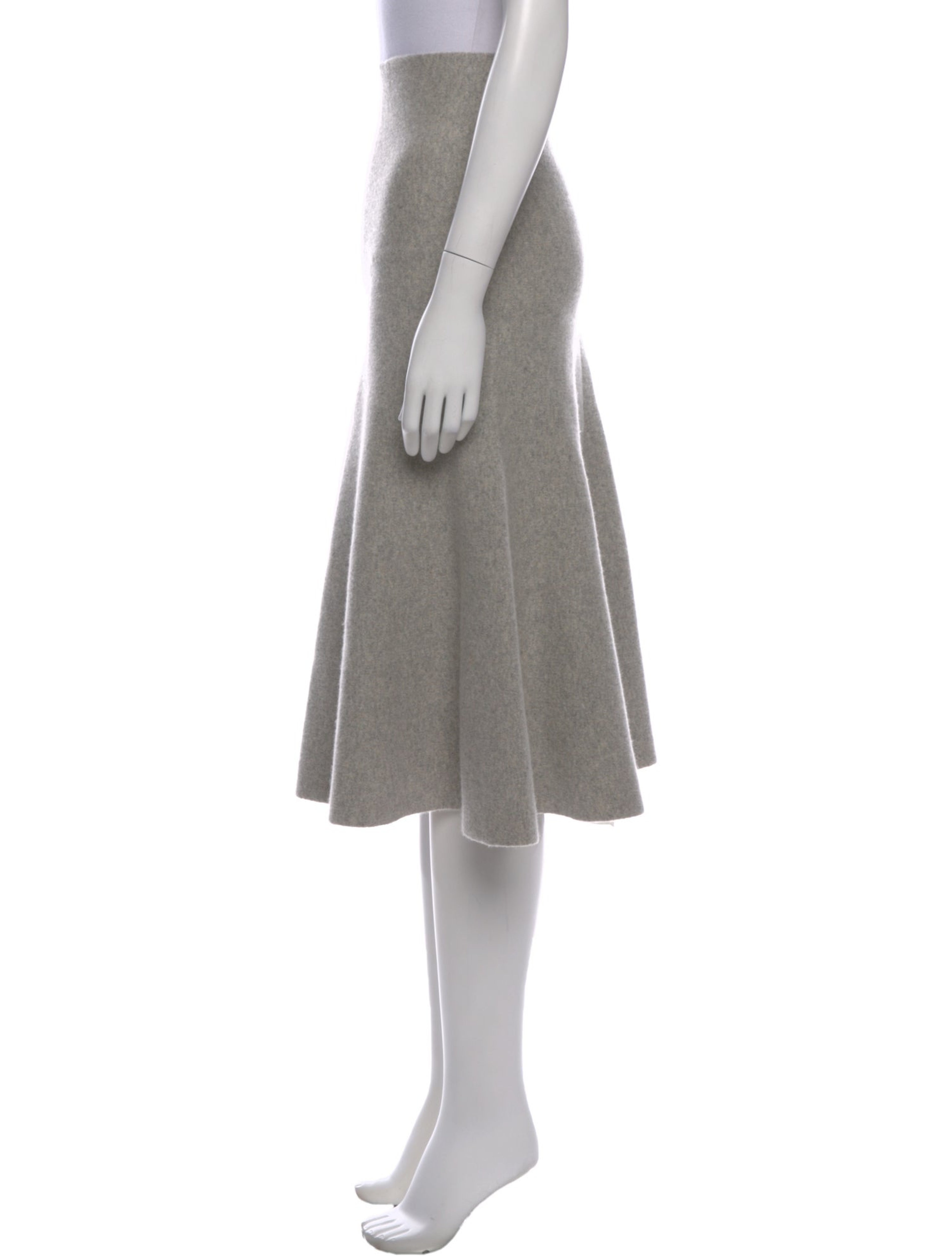 Cashmere Knee-Length Skirt