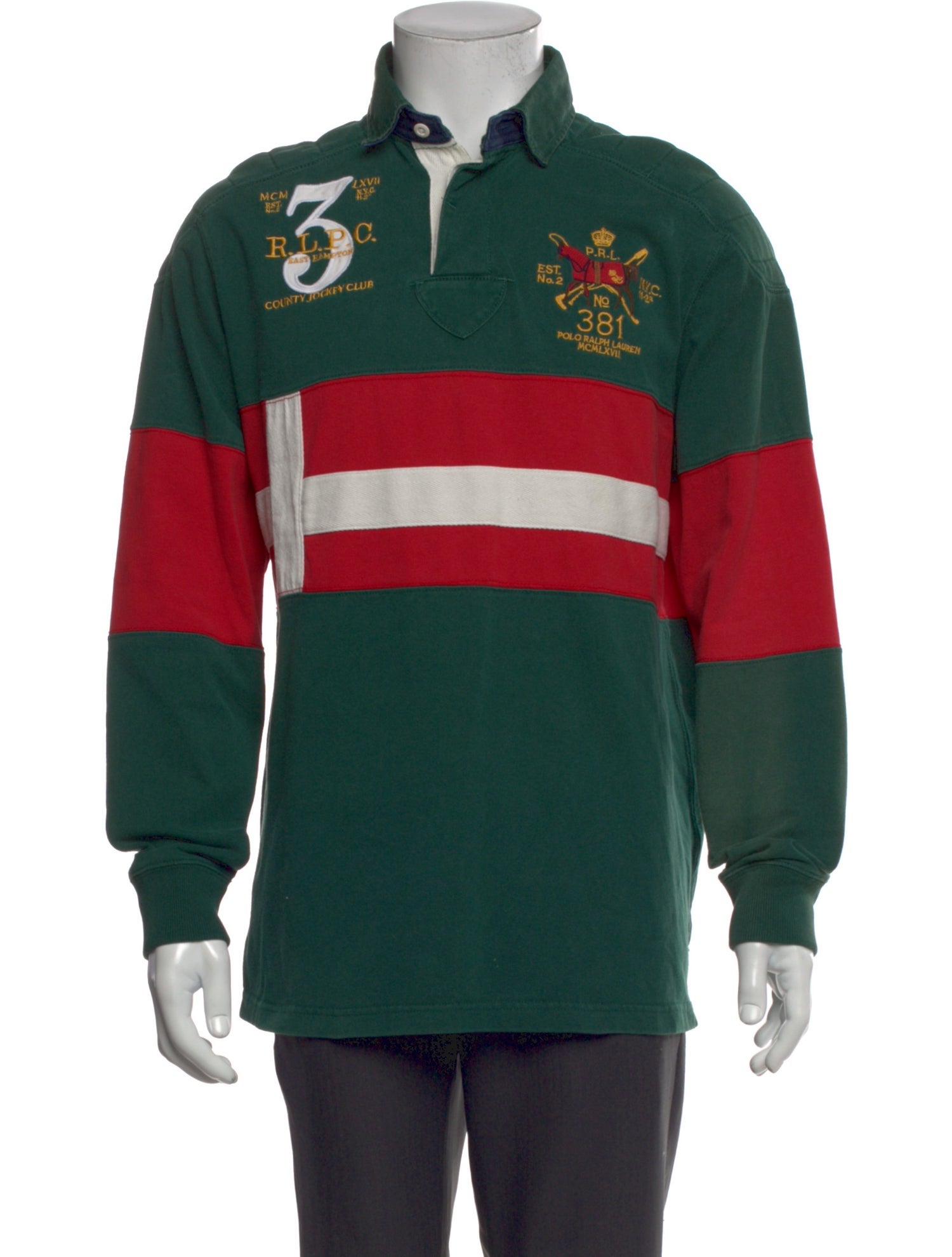 Polo Ralph Lauren Vintage Colorblock Pattern Shirt