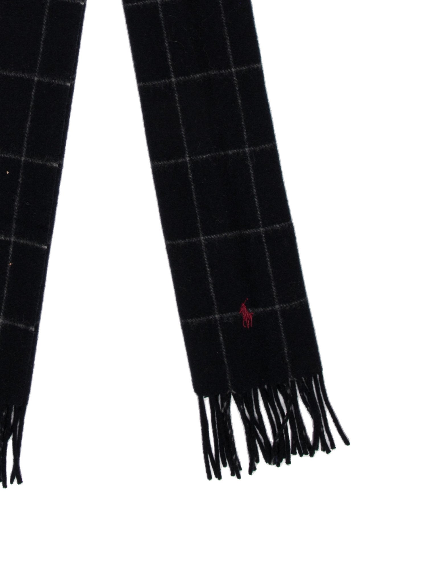 Polo Ralph Lauren Lambswool Plaid Print Scarf