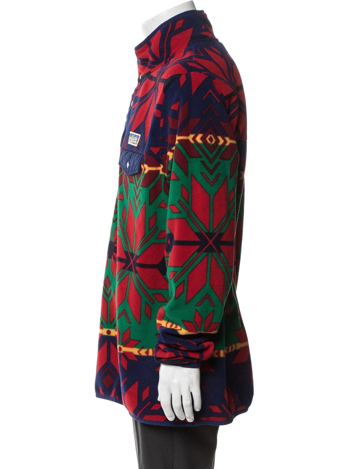 Polo Ralph Lauren Patterned Mock Neck Pullover