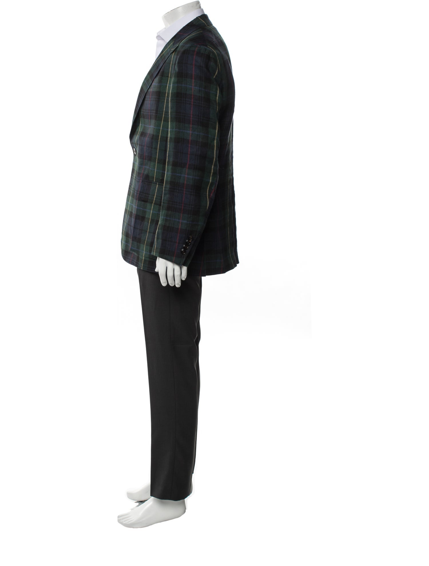 Polo Ralph Lauren Linen Plaid Print Blazer
