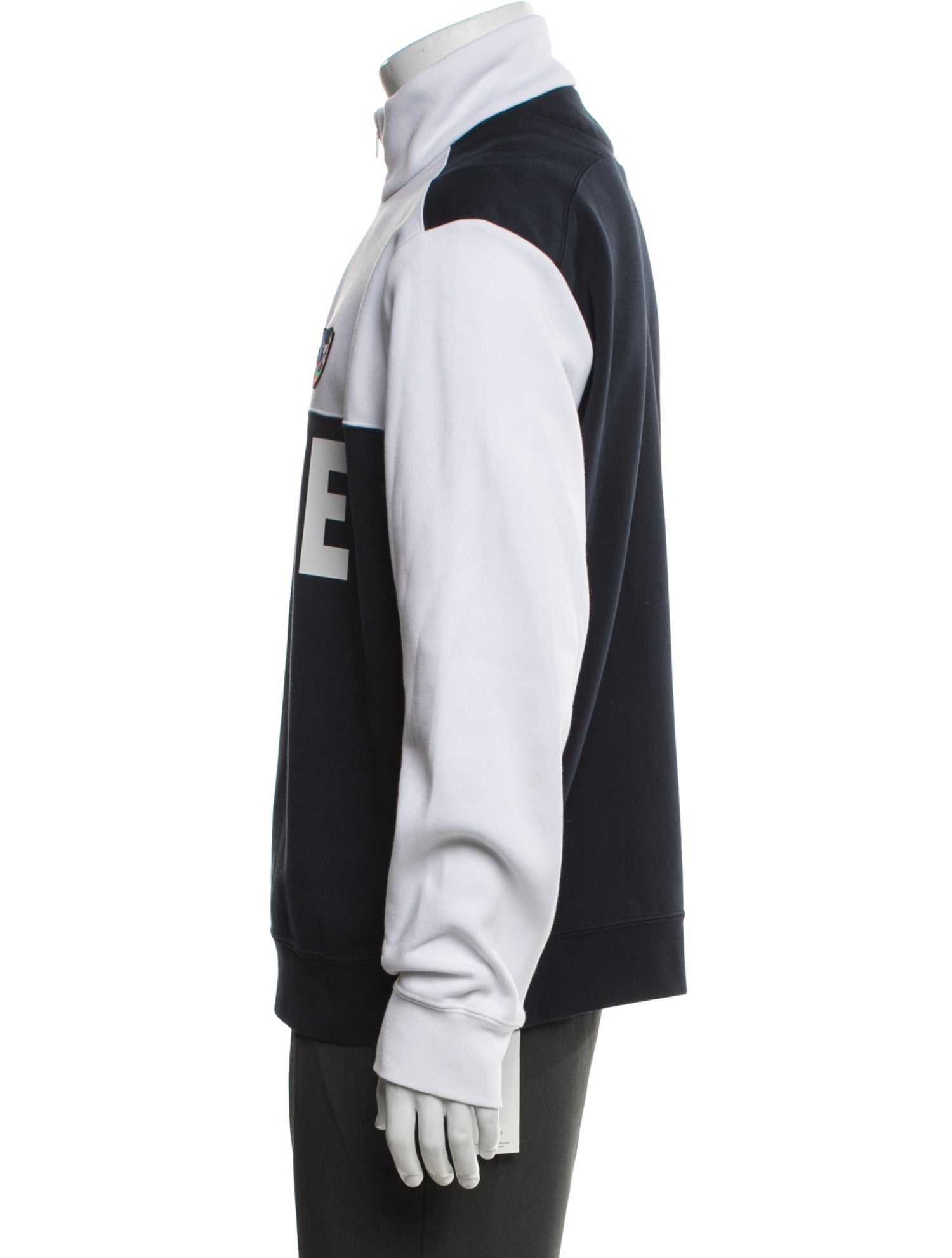 Polo Ralph Lauren Colorblock Pattern Mock Neck Pullover