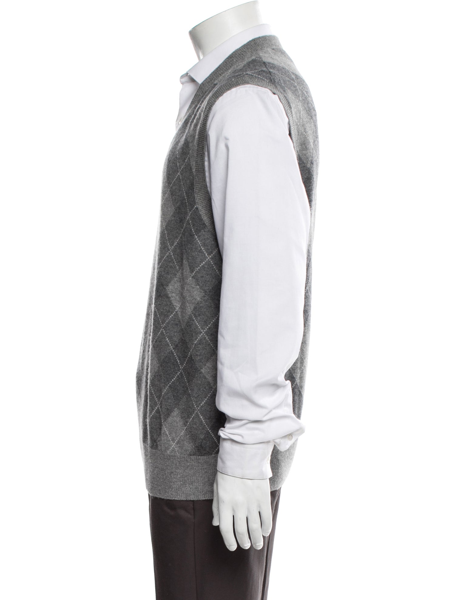 Polo Ralph Lauren Cashmere Patterned Sweater Vest