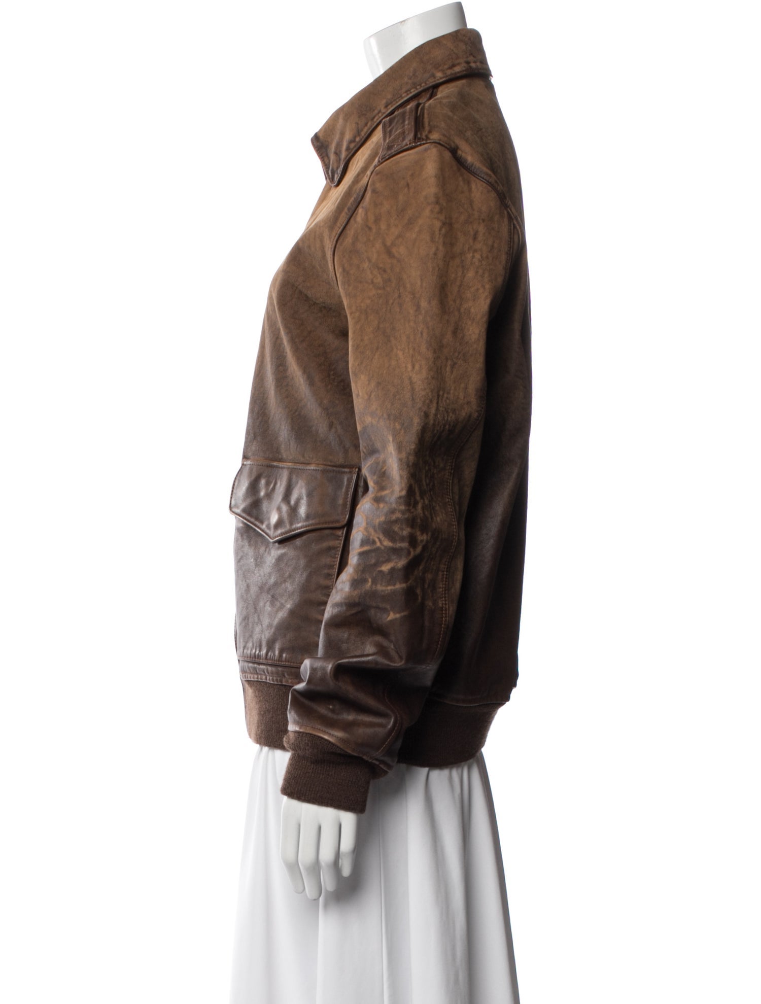 Polo Ralph Lauren Leather Bomber Jacket