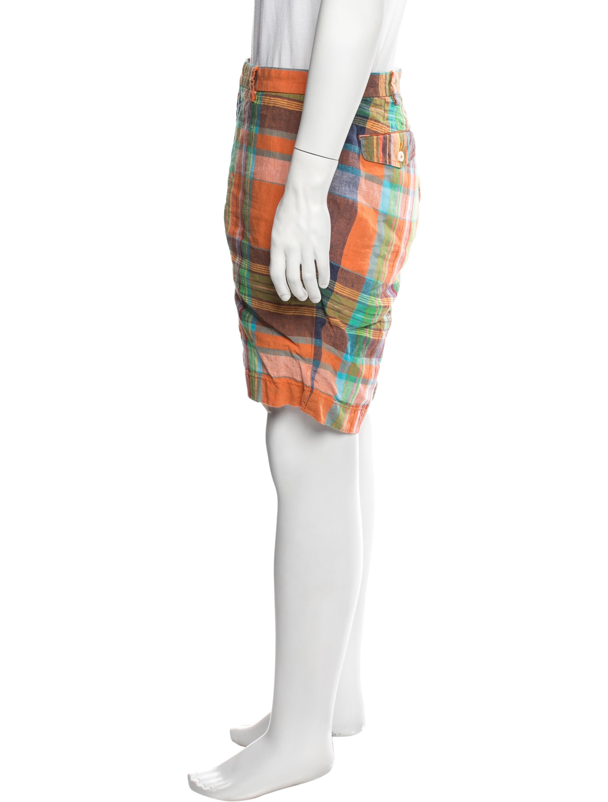 Polo Ralph Lauren Plaid Print Chino Shorts