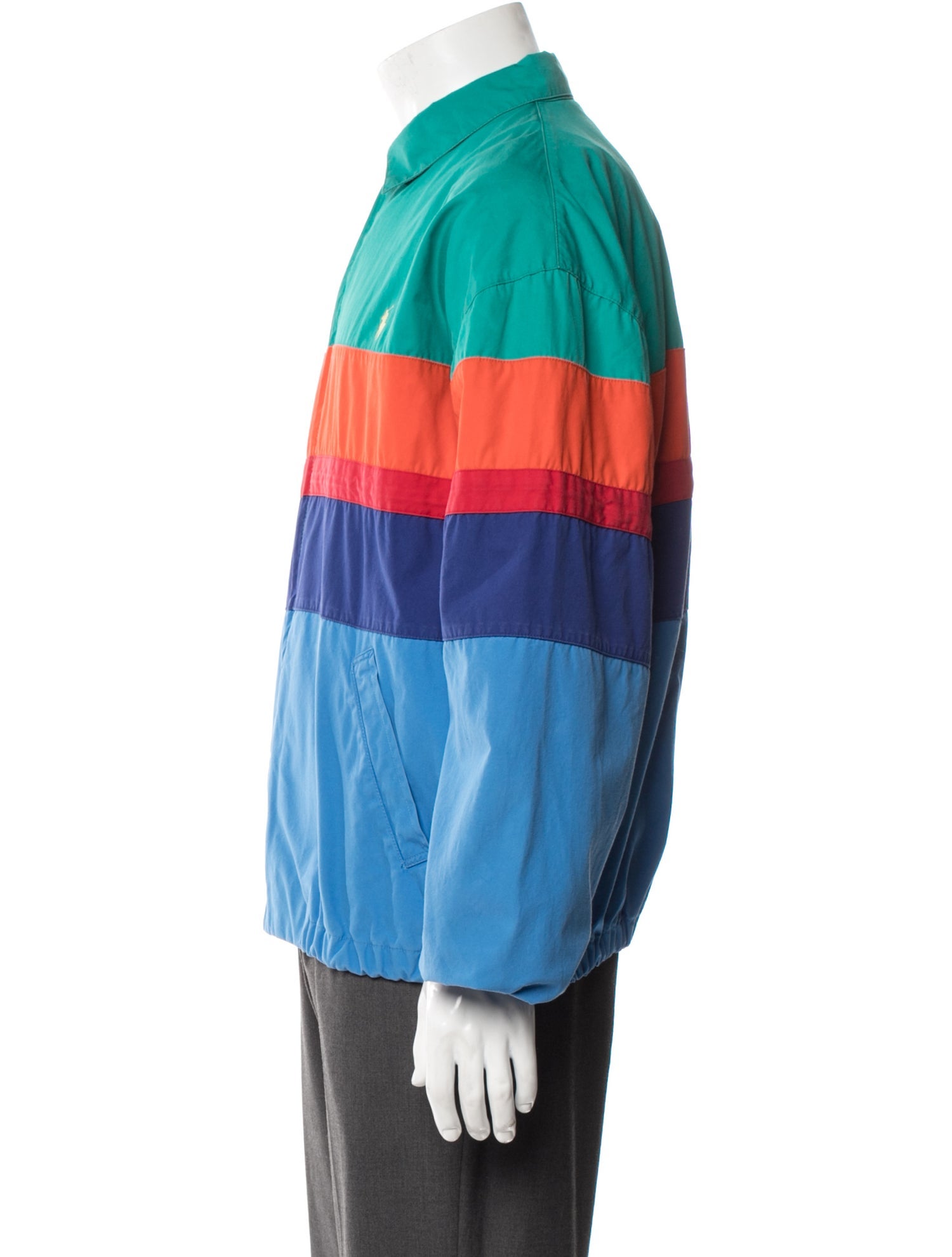 Polo Ralph Lauren Colorblock Pattern Jacket
