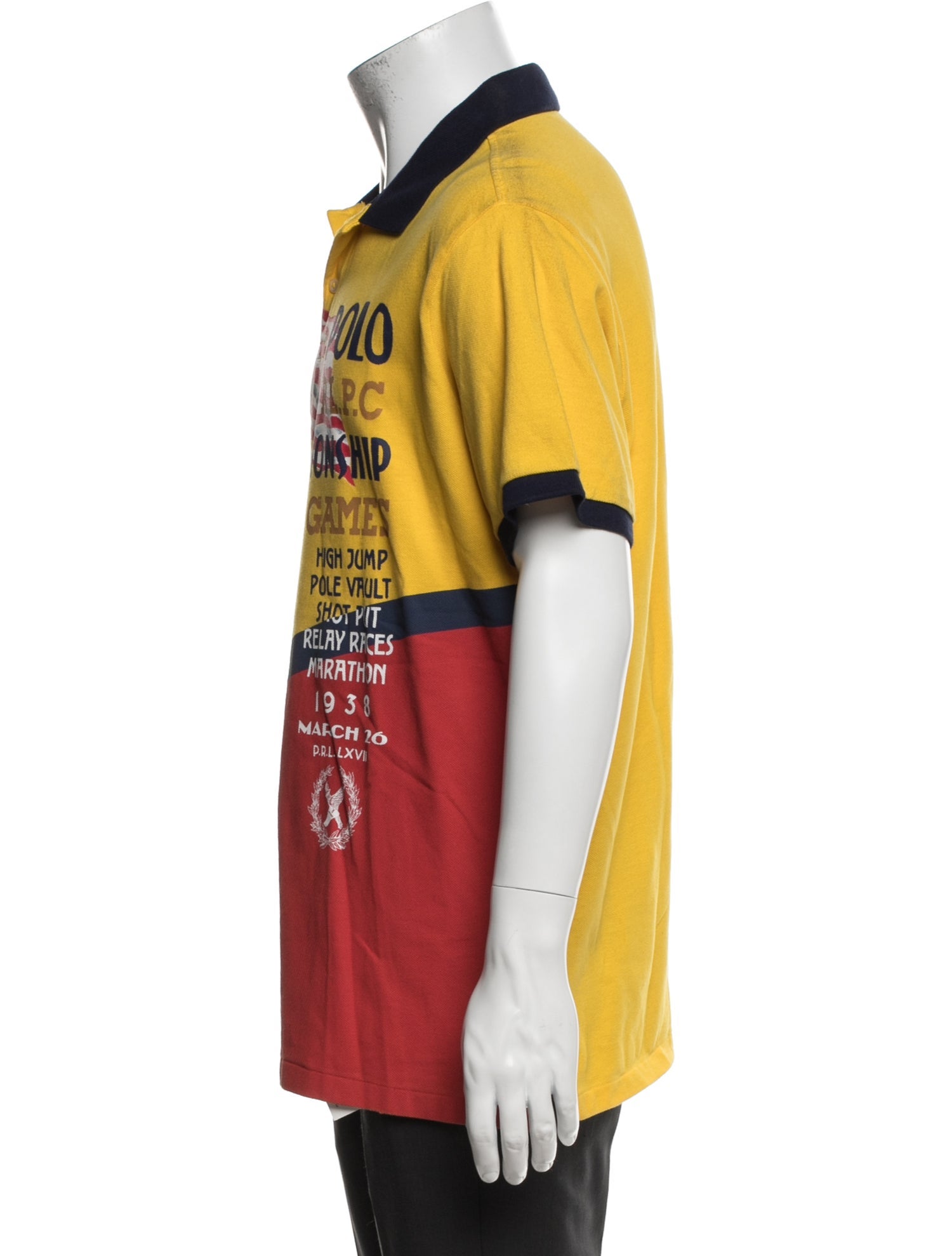 Polo Ralph Lauren Graphic Print Collar Polo Shirt