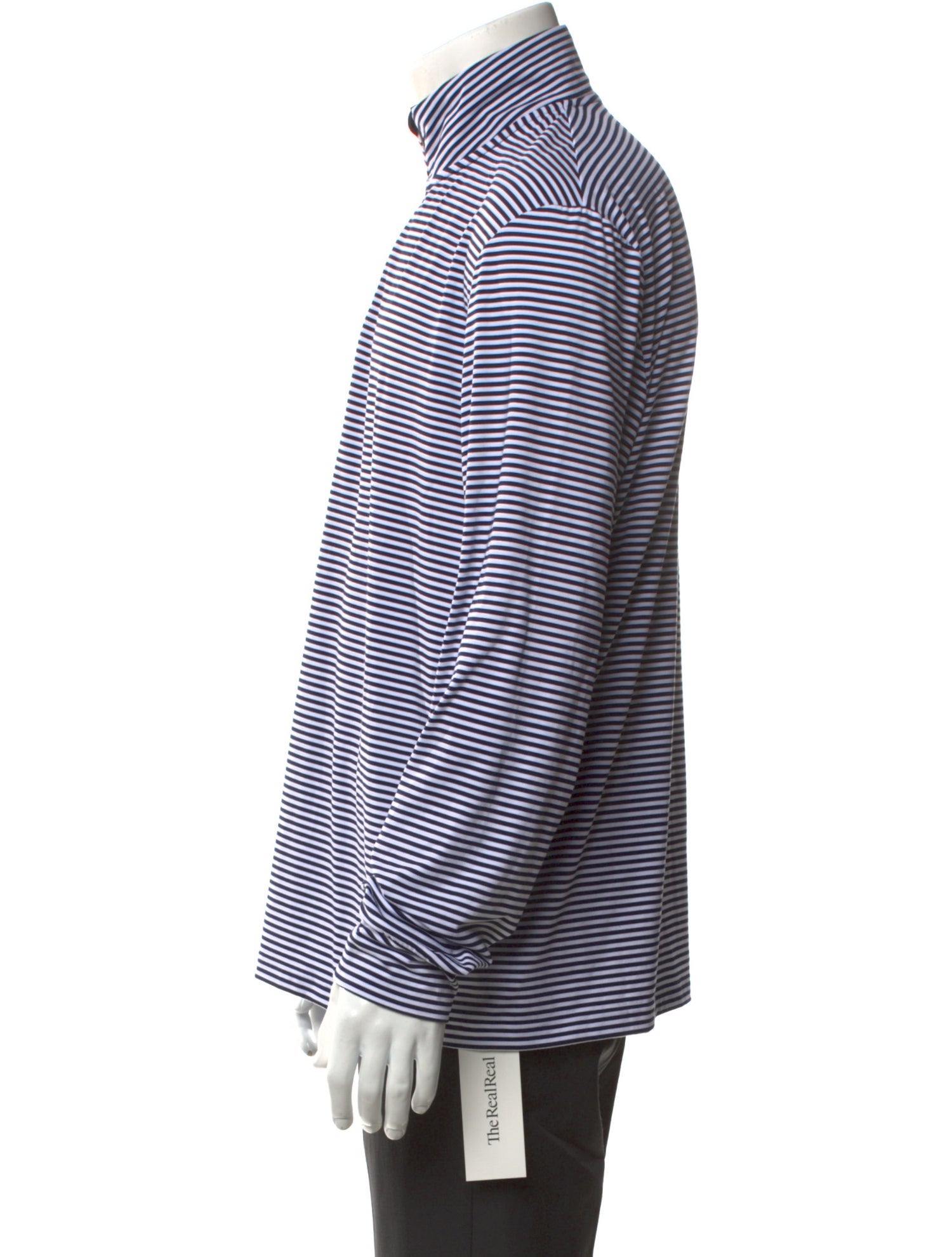 Polo Ralph Lauren Striped Mock Neck Pullover