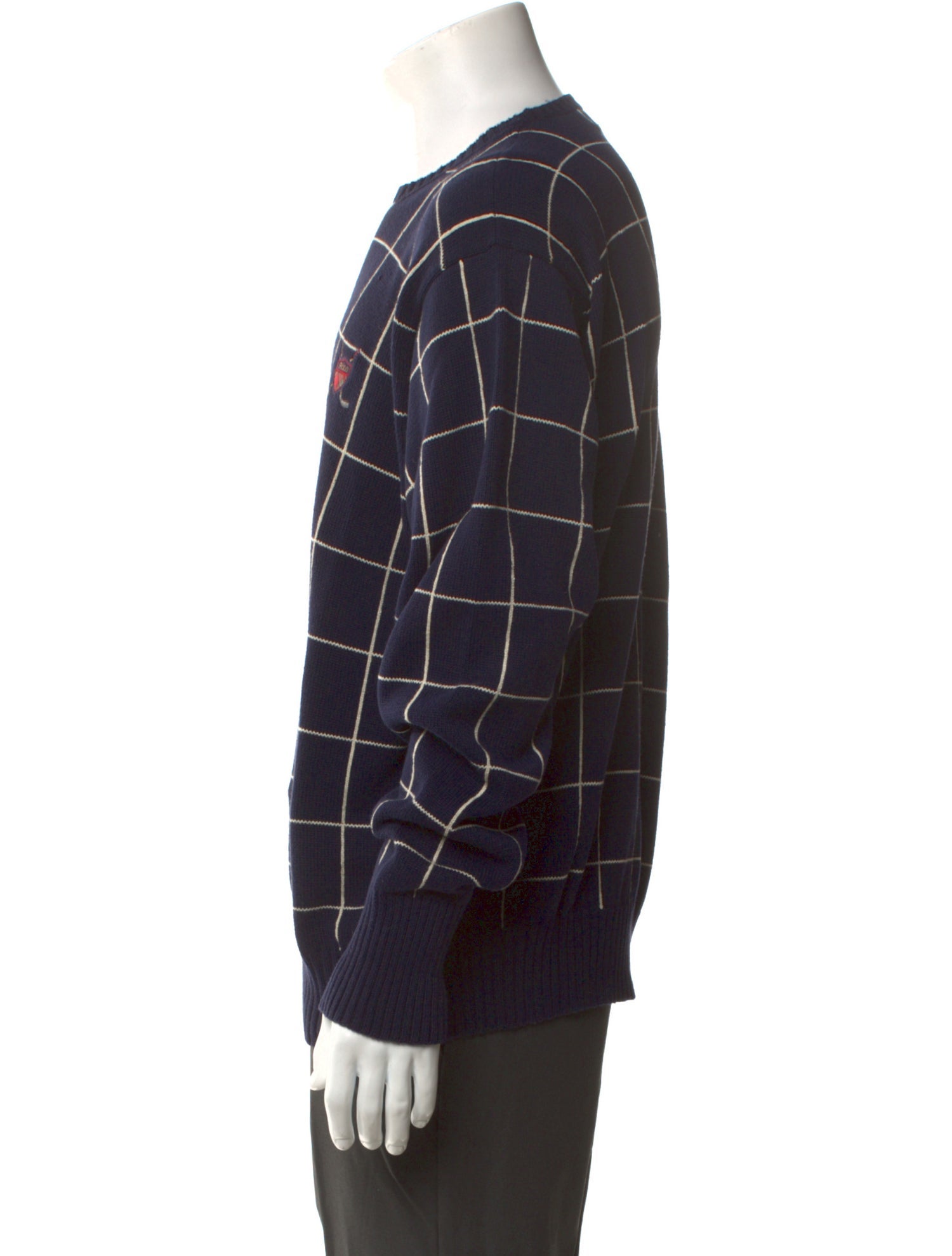 Polo Ralph Lauren Plaid Print Crew Neck Pullover