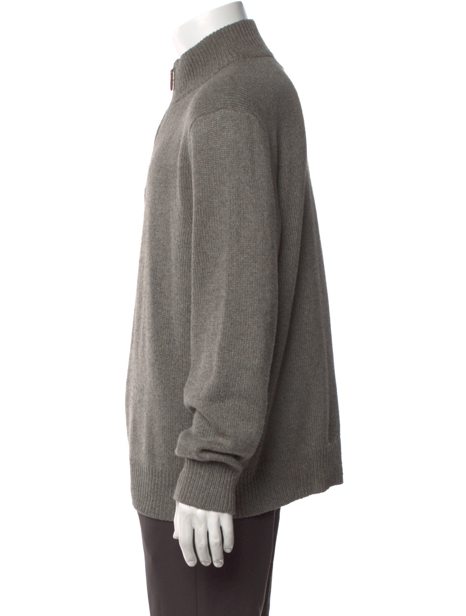 Polo Ralph Lauren Silk Mock Neck Polo Sweater