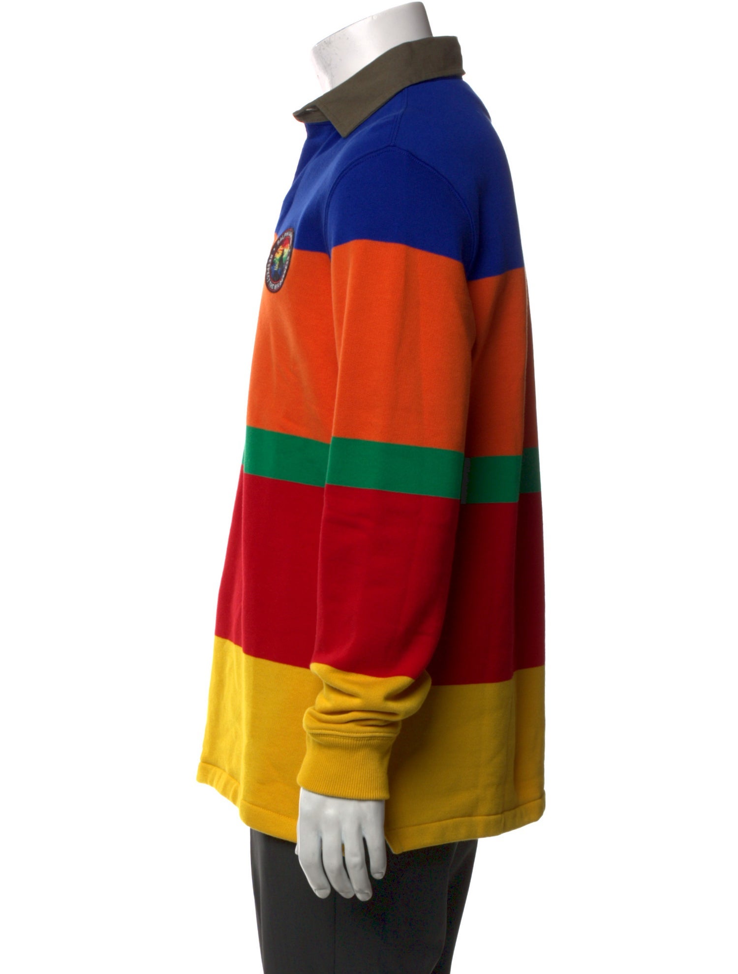 Polo Ralph Lauren Colorblock Pattern Collar Polo Shirt