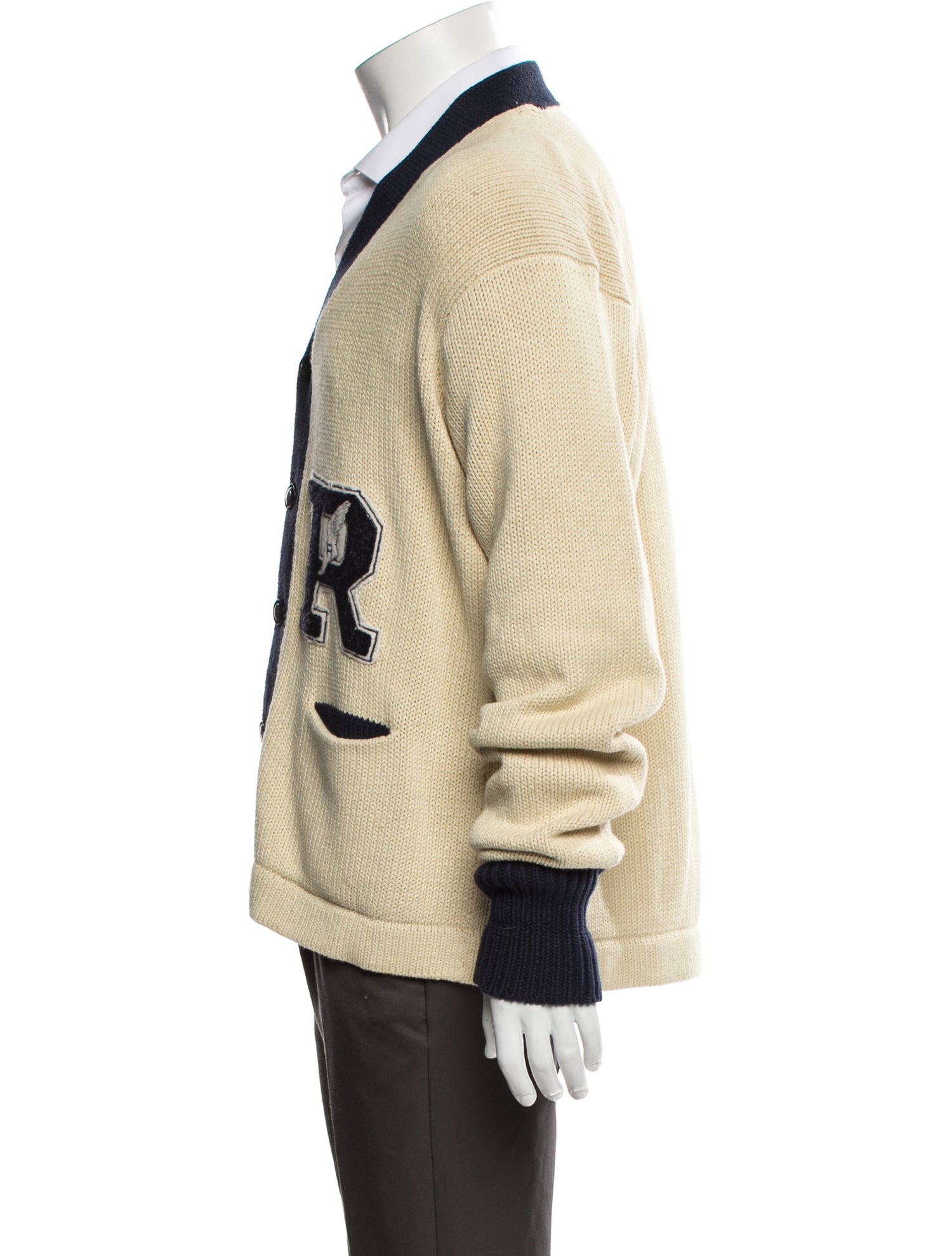 Polo Ralph Lauren Colorblock Pattern V-Neck Cardigan