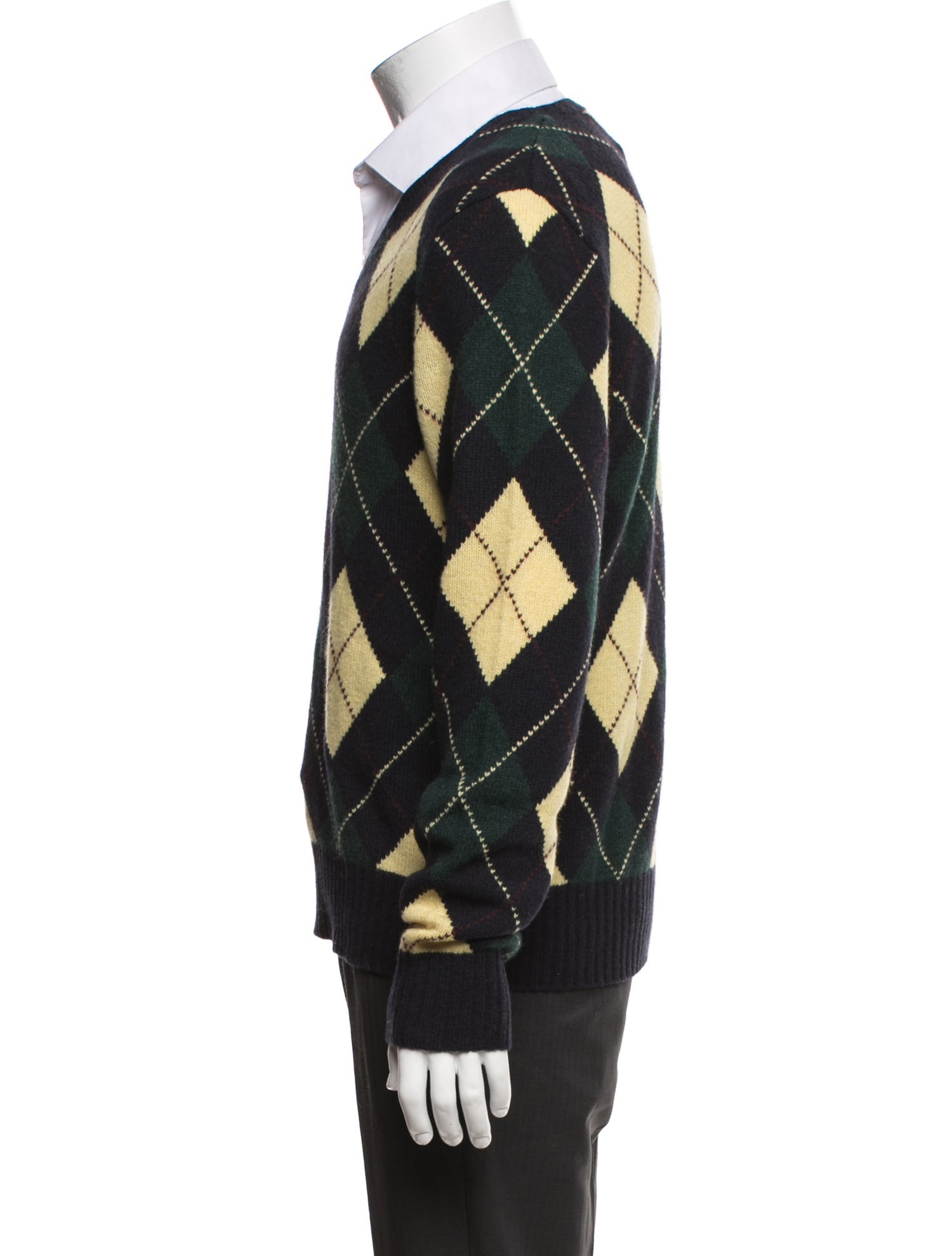 Polo Ralph Lauren Merino Wool Plaid Print Pullover