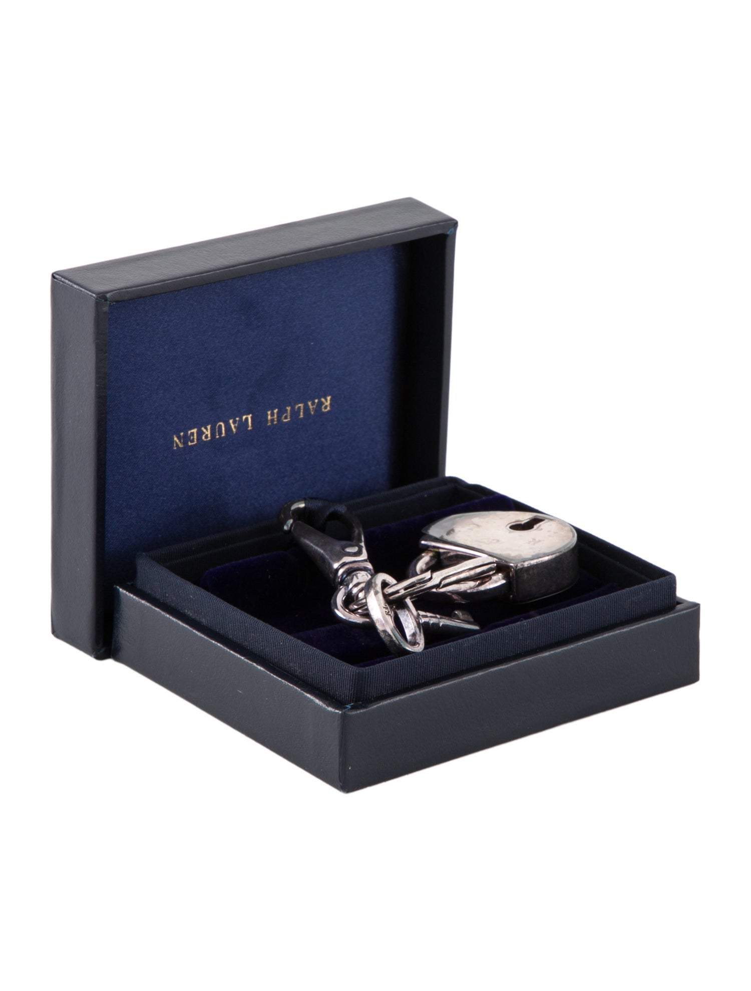 Polo Ralph Lauren Metal Padlock Keychain