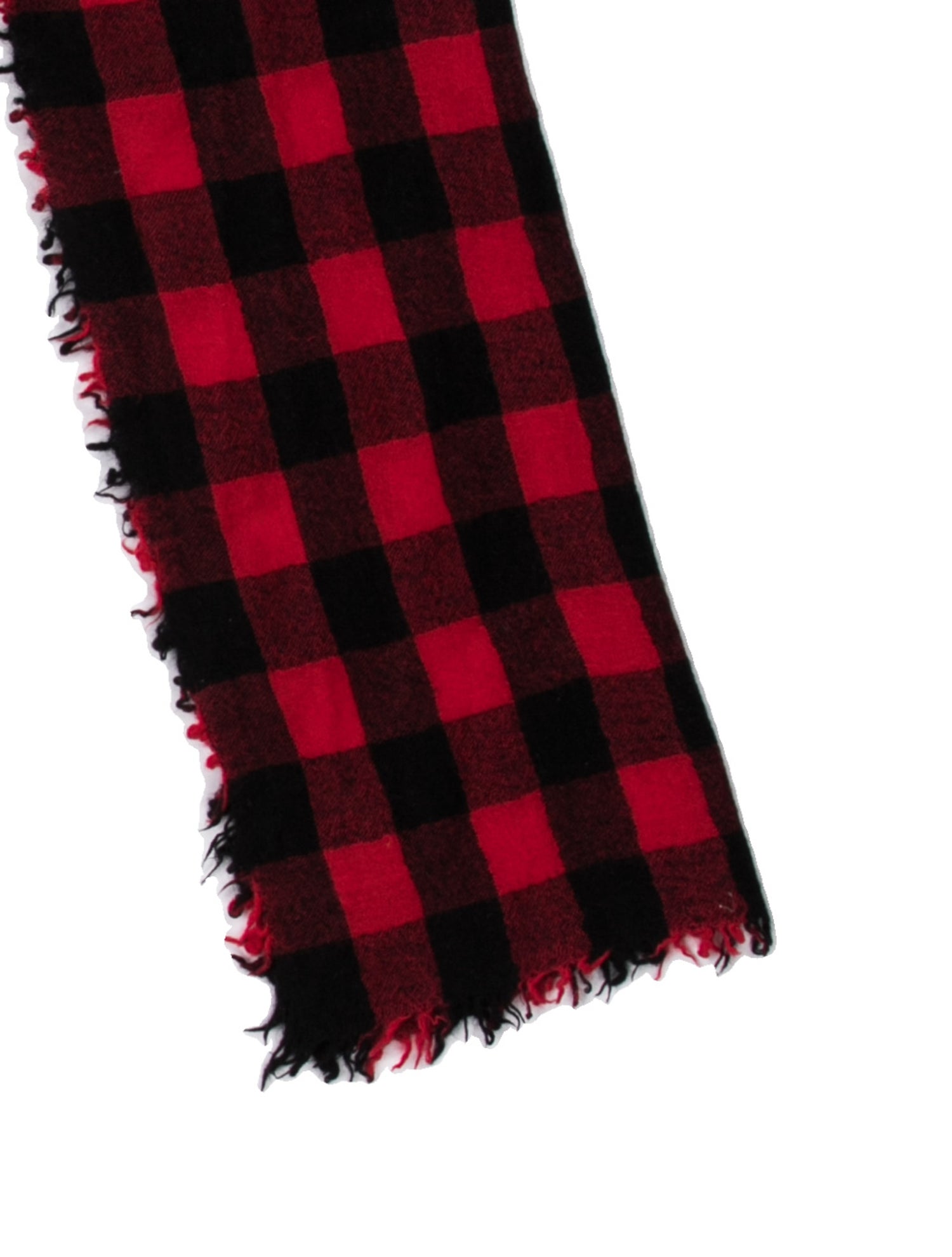 Polo Ralph Lauren Wool Plaid Print Scarf