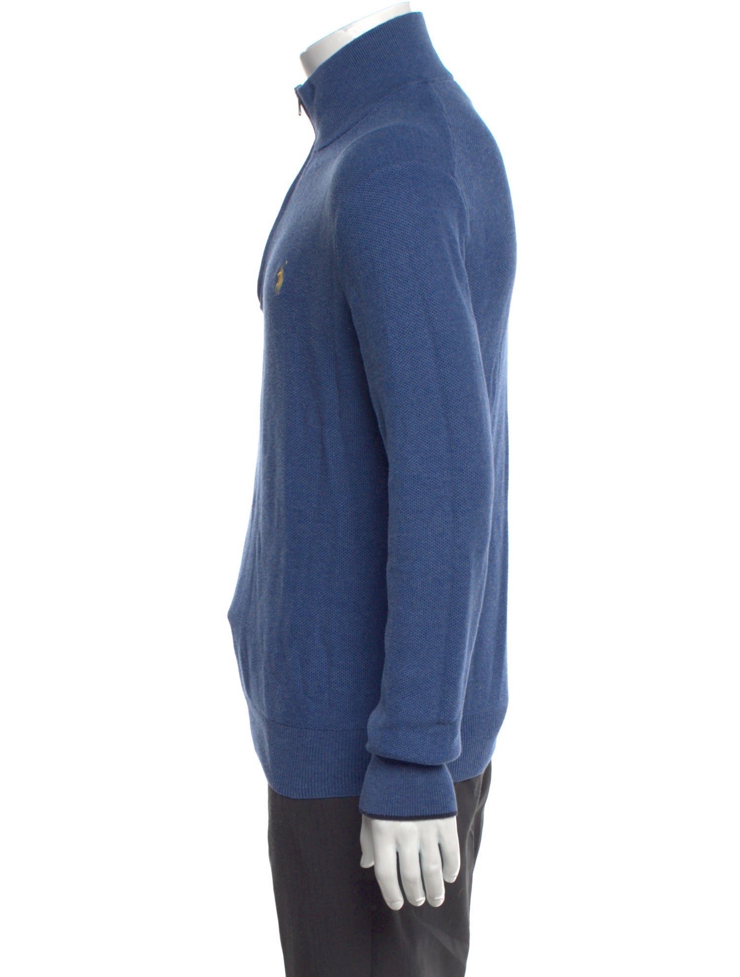Polo Ralph Lauren Mock Neck Long Sleeve Polo Sweater
