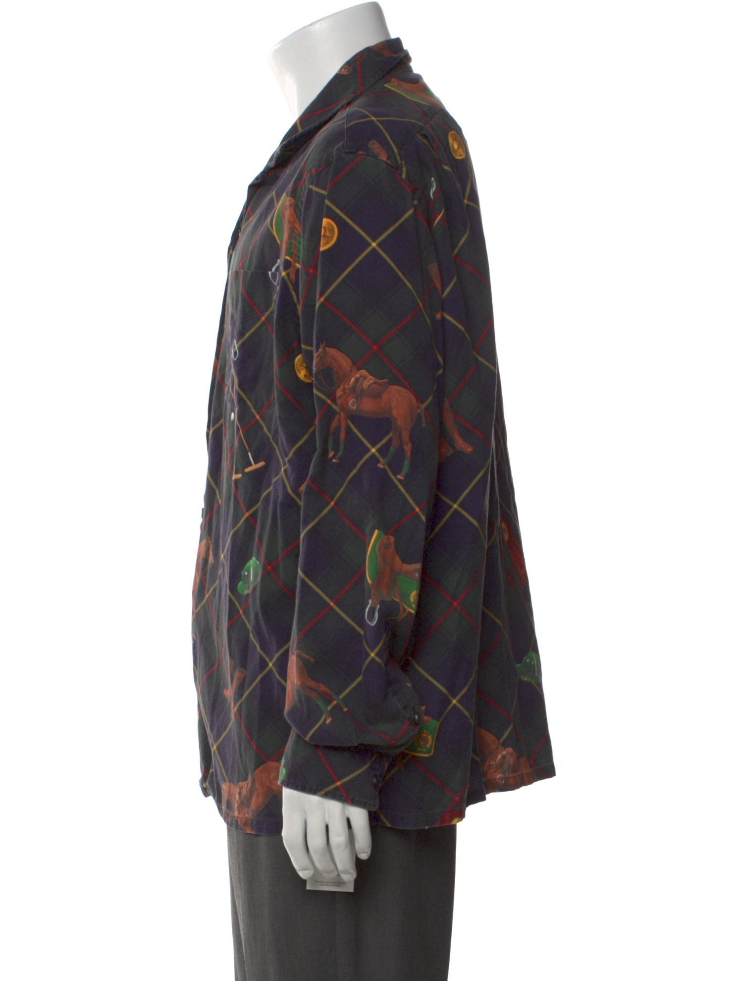 Polo Ralph Lauren Plaid Print Long Sleeve Shirt