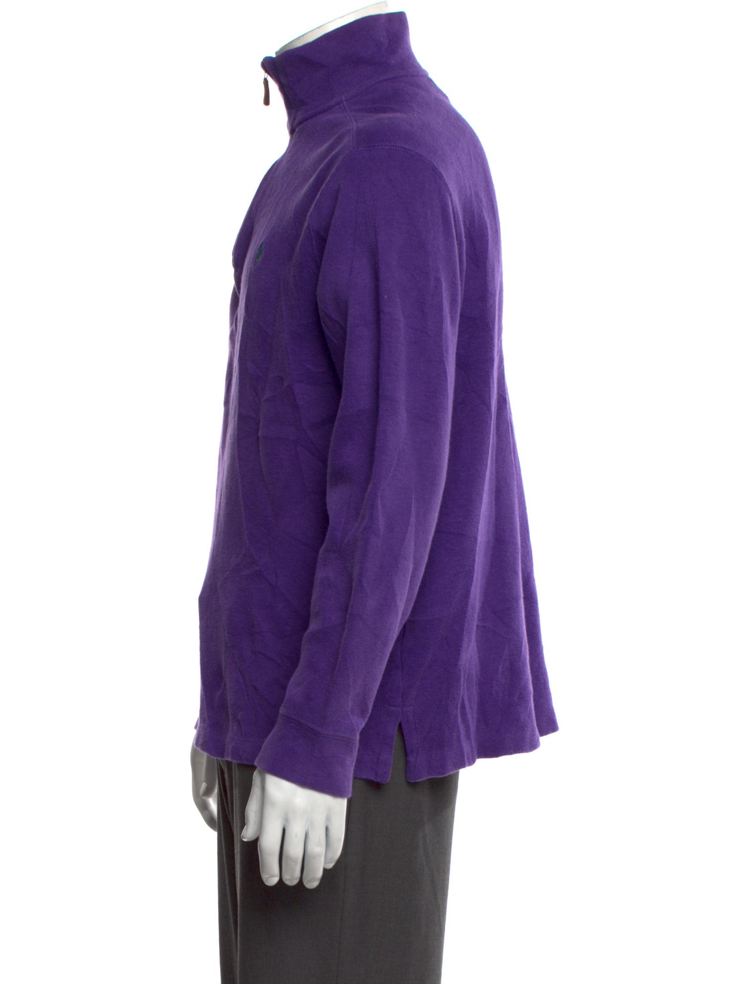 Polo Ralph Lauren Mock Neck Long Sleeve Polo Sweater