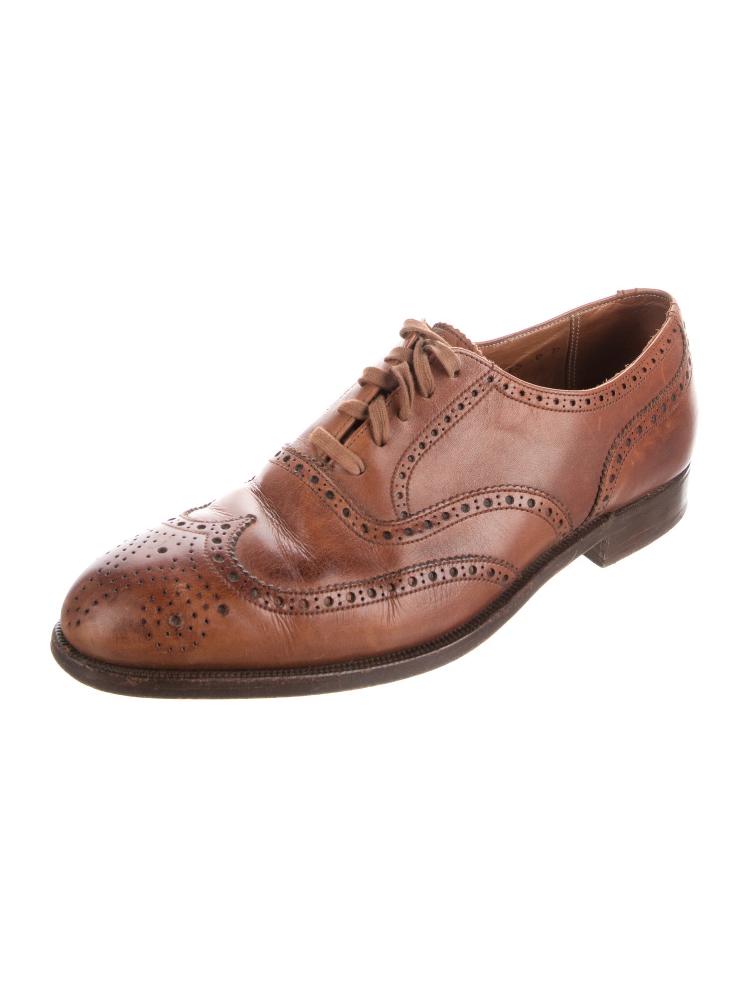 Polo Ralph Lauren Leather Lasercut Accents Oxfords