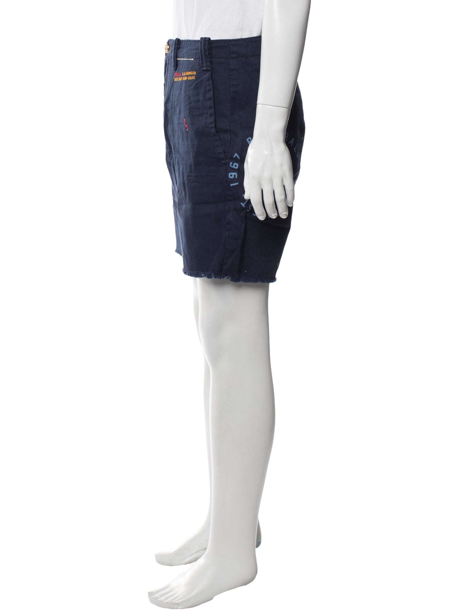 Polo Ralph Lauren Graphic Print Denim Shorts
