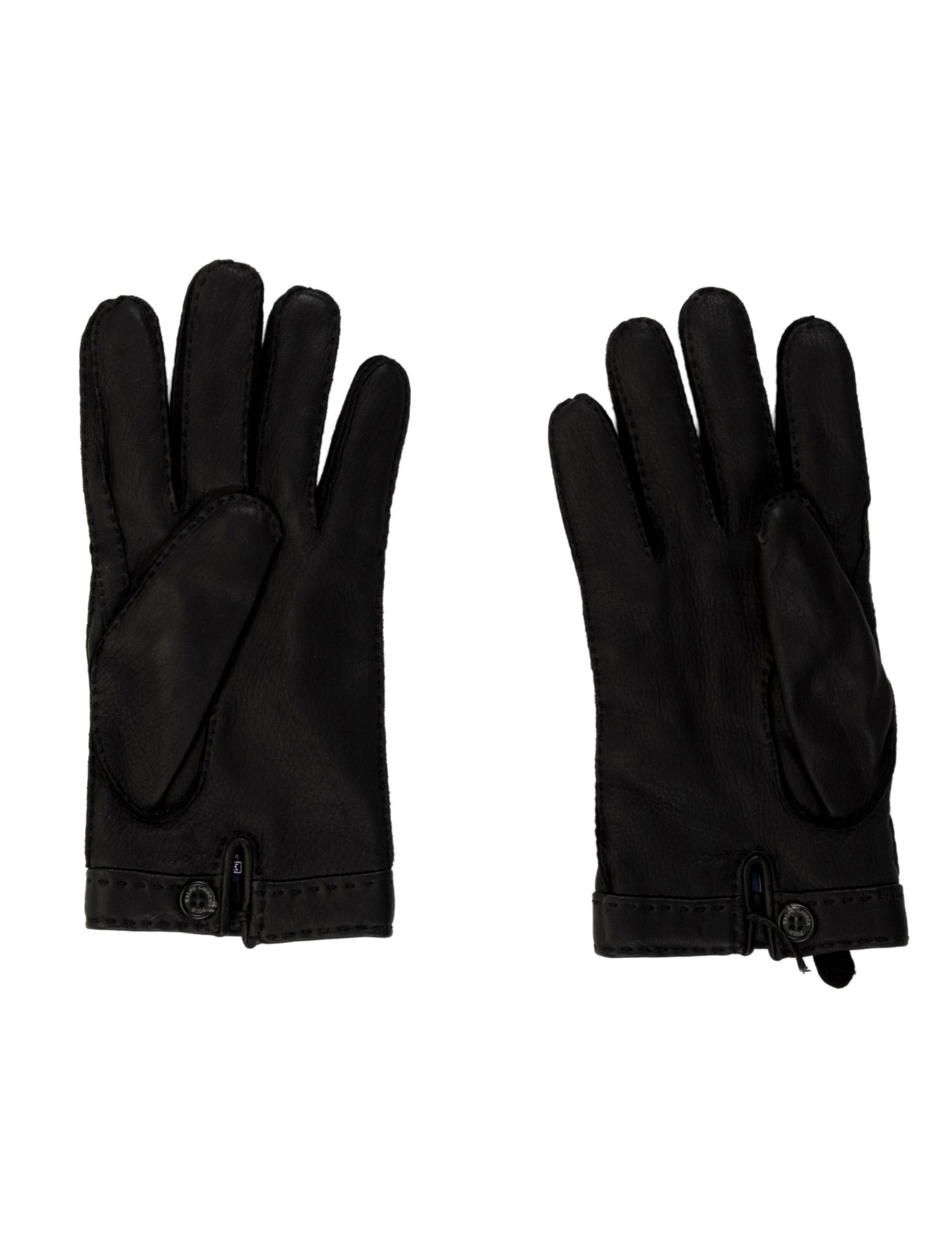 Denim Tears x Stussy Leather Dad's Gloves - Yellow Gloves